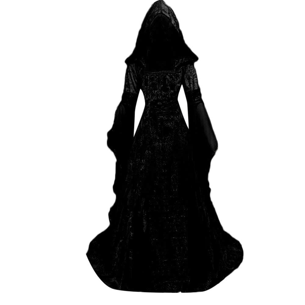 Gothic Corset Dress for Women - Medieval Renaissance Victorian Costume | Halloween Cosplay, LARP, Themed Parties, Historical Reenactment
