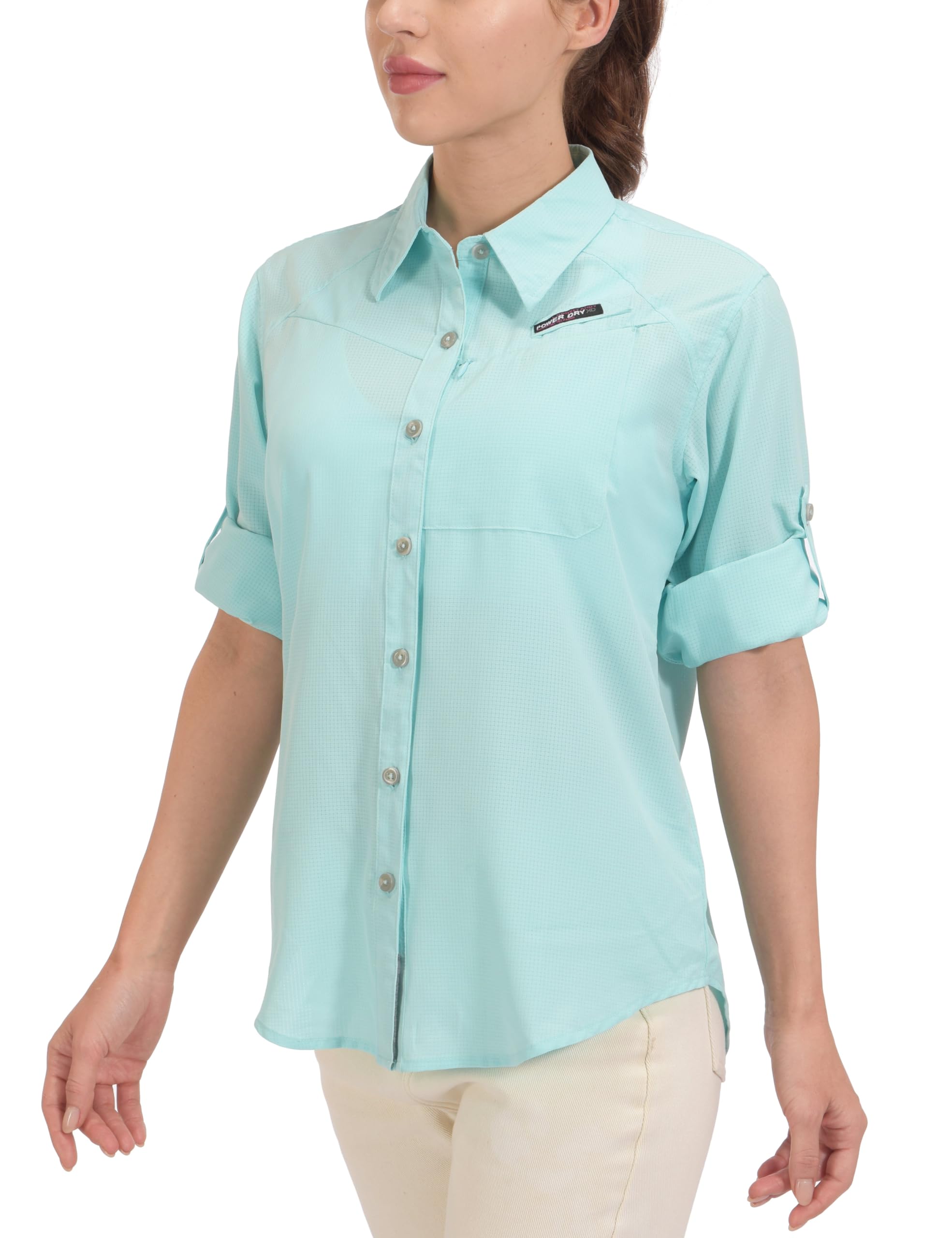 Little Donkey Andy Women's UPF 50+ UV Protection Shirt - Breathable Long Sleeve Sun Shirt for Fishing, Hiking & Outdoor Activities - Quick Dry & Lightweight for Summer Adventures