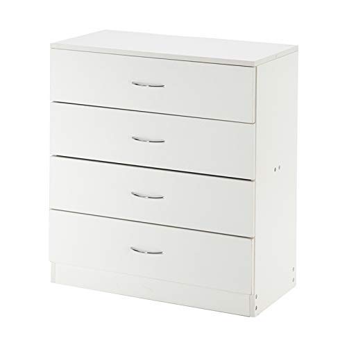 SINOPED 4-Layer Storage Cabinet - White Multifunctional Drawer Organizer for Bedroom, Living Room, Office | Dressing Table, File Cabinet, Entryway Storage Solution