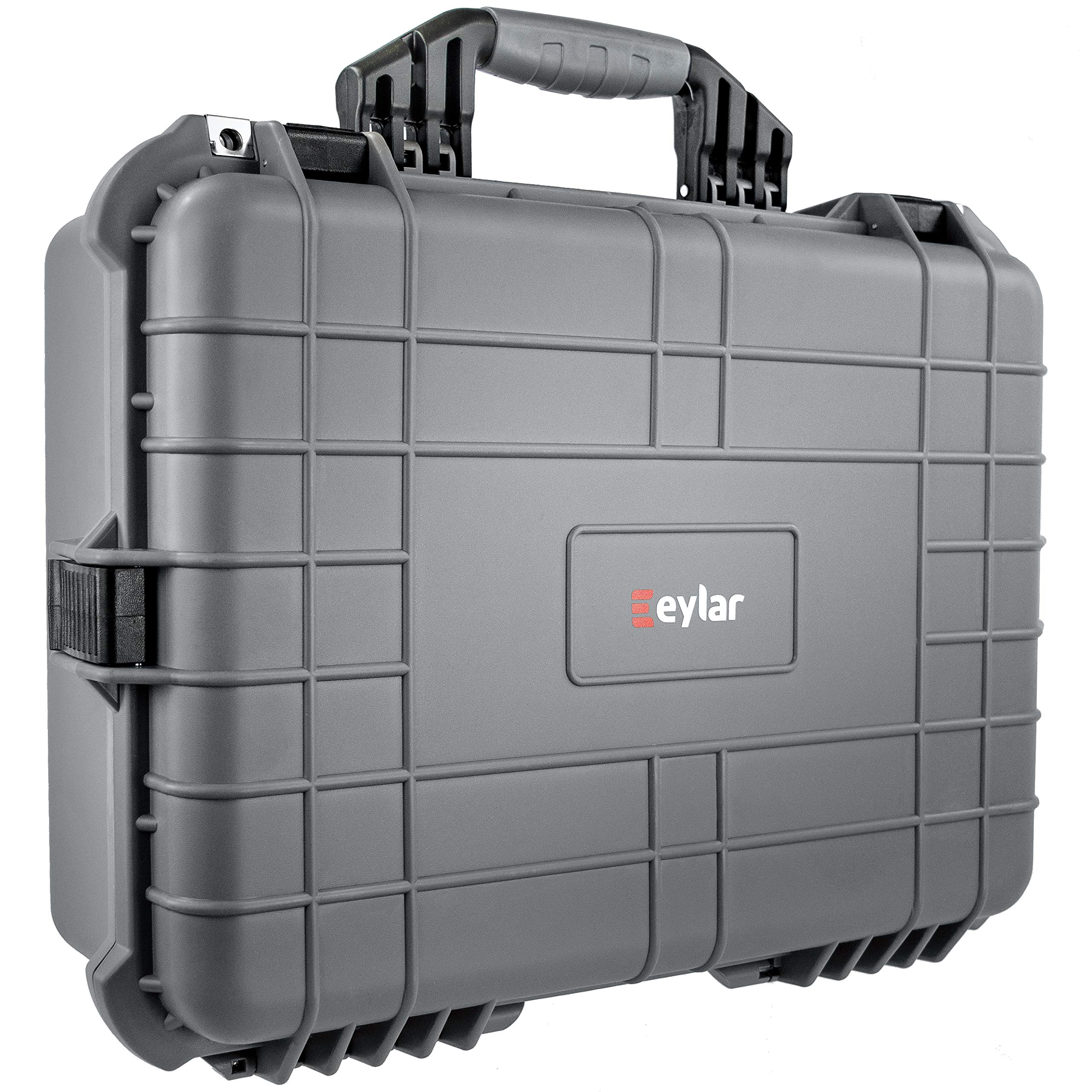Eylar 20 Inch Protective Large Gun Hard Case - Waterproof & Shockproof Rifle Case with Customizable Foam for Firearms, Hunting Gear & Tactical Equipment - Perfect for Travel, Storage & Outdoor Adventures