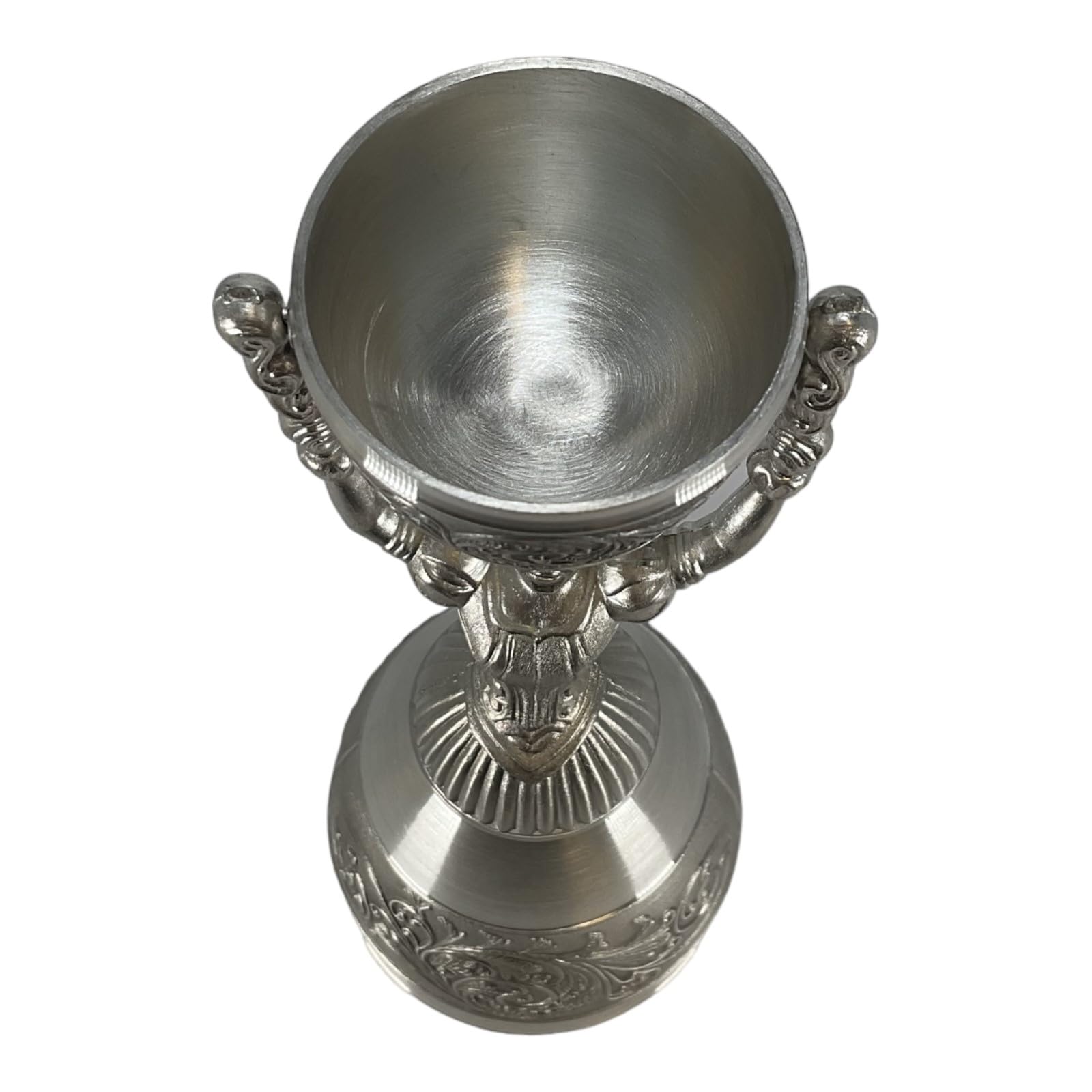 German Pewter Nuremberg Bridal Wedding Cup - Traditional Toasting Wine Glass for Wedding Ceremonies, Anniversaries & Romantic Celebrations