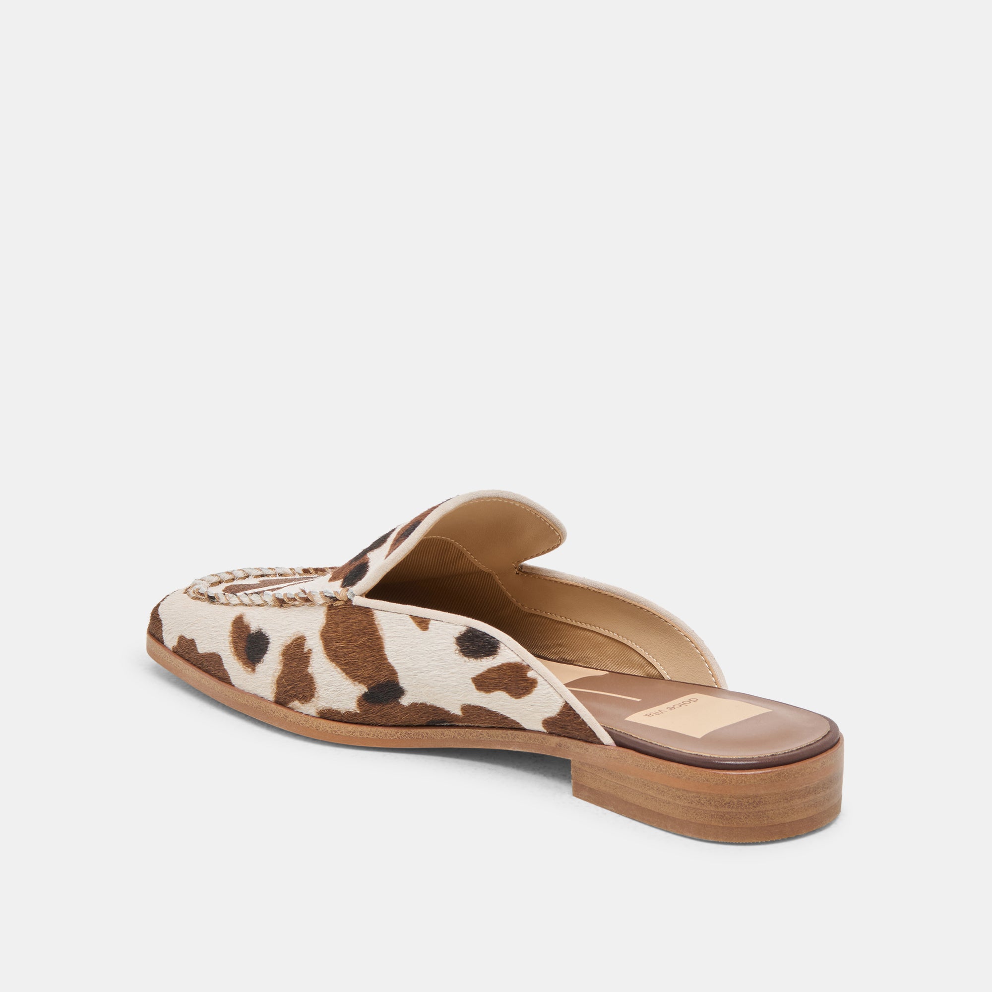 BRADLY FLATS COCOA TAURUS CALF HAIR - Stylish Women's Loafers for Office, Casual & Everyday Wear
