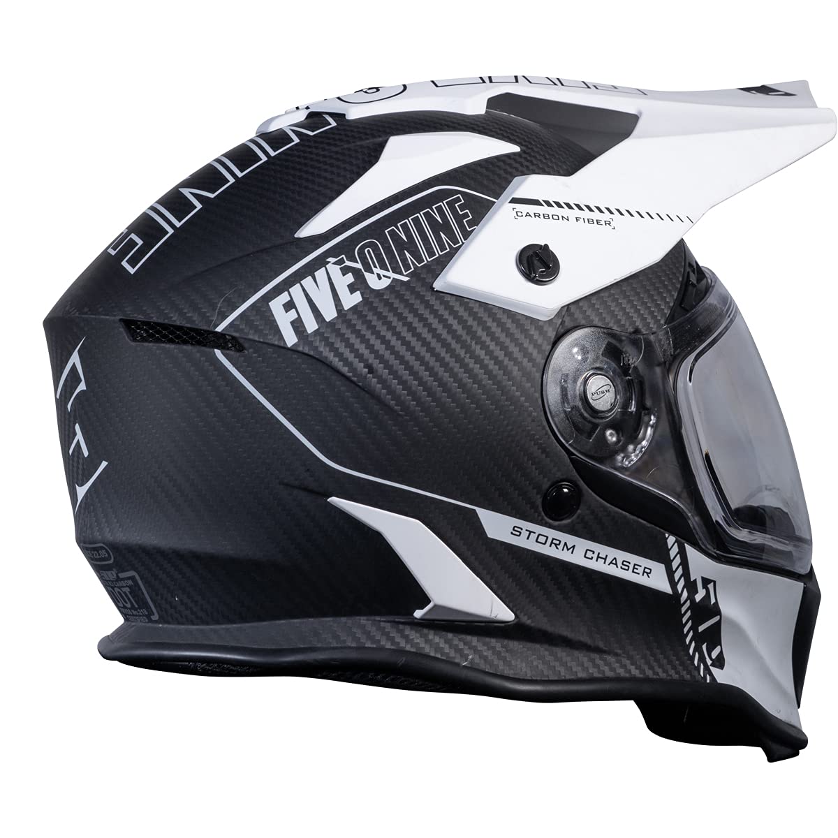 509 Delta R3L Carbon Fiber Motorcycle Helmet - Lightweight & Durable Full Face Helmet for Racing & Street Riding - Perfect for Sport Bikers & Commuters