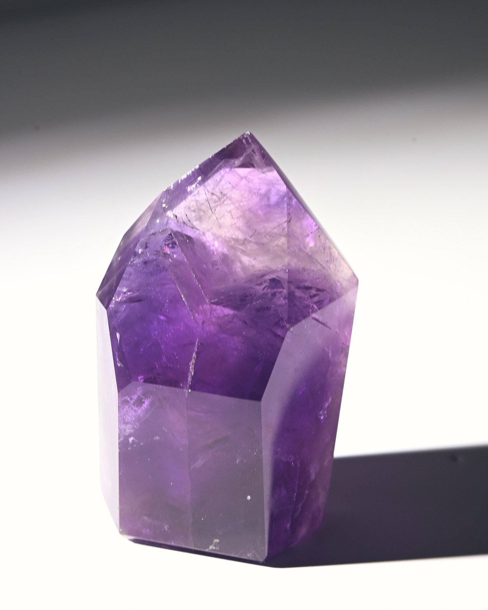 2.5 Inch Natural Amethyst Crystal Tower - Healing Stone for Meditation, Yoga & Home Decor | Perfect for Energy Cleansing, Chakra Balancing & Spiritual Gifts