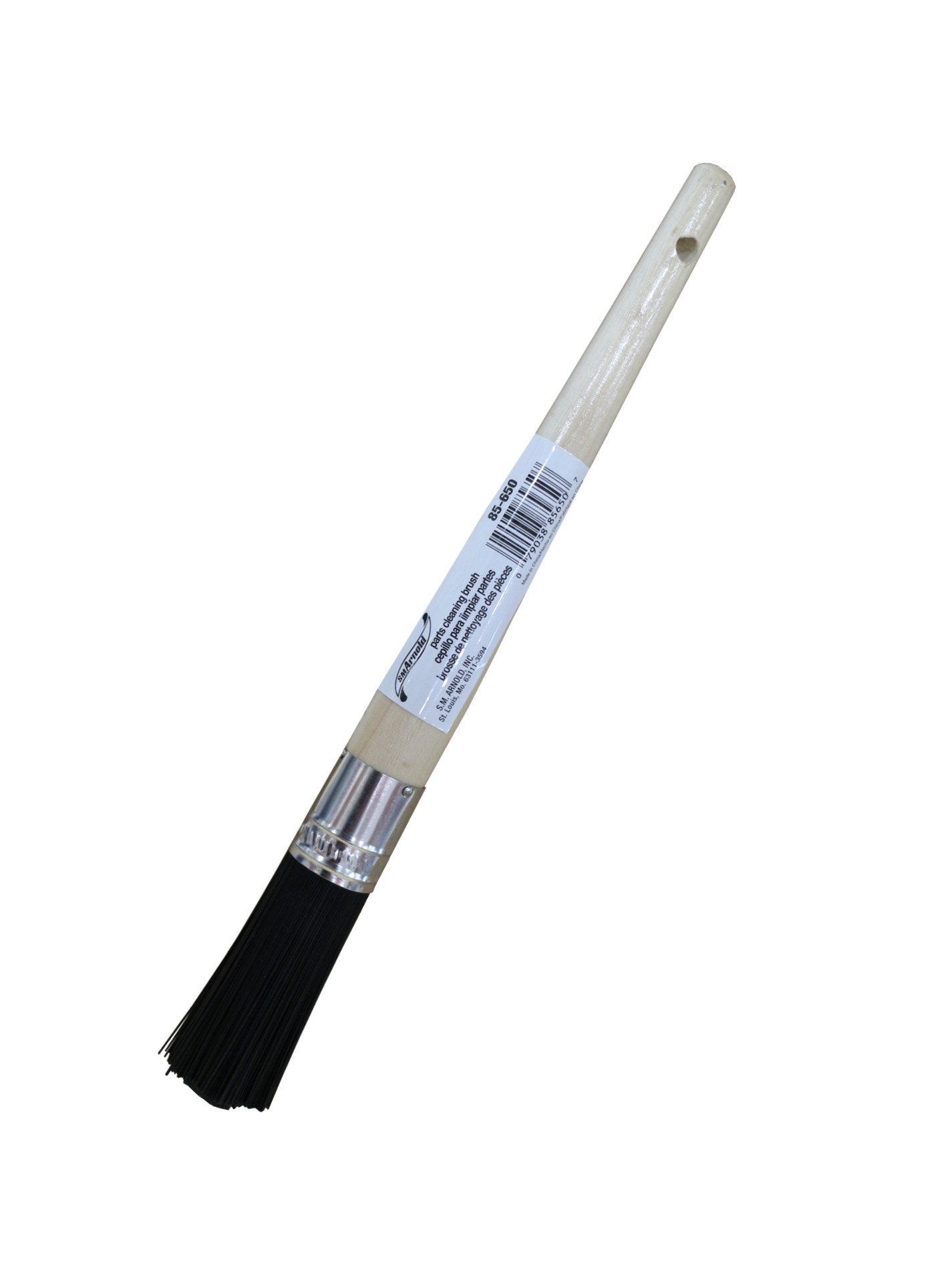 SM Arnold 85-650 Heavy Duty Parts Cleaning Brush - 1 Pack - Industrial & Automotive Tool for Engine, Machinery & Metal Parts Cleaning
