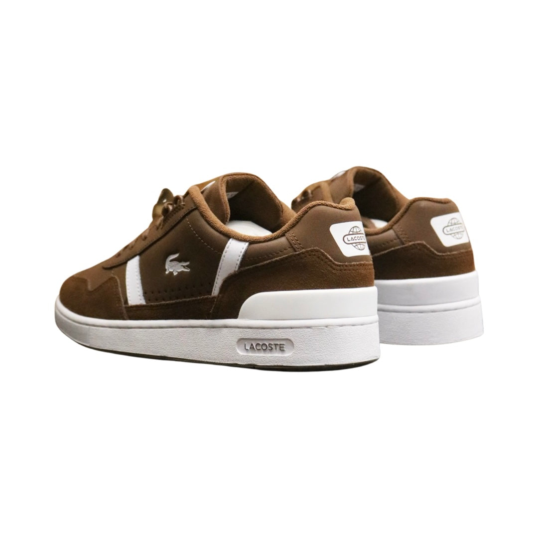 Lacoste T Clip 223 Sunglasses - Dark Brown & Off White Aviator Style for Men & Women | Perfect for Driving, Beach, and Outdoor Activities