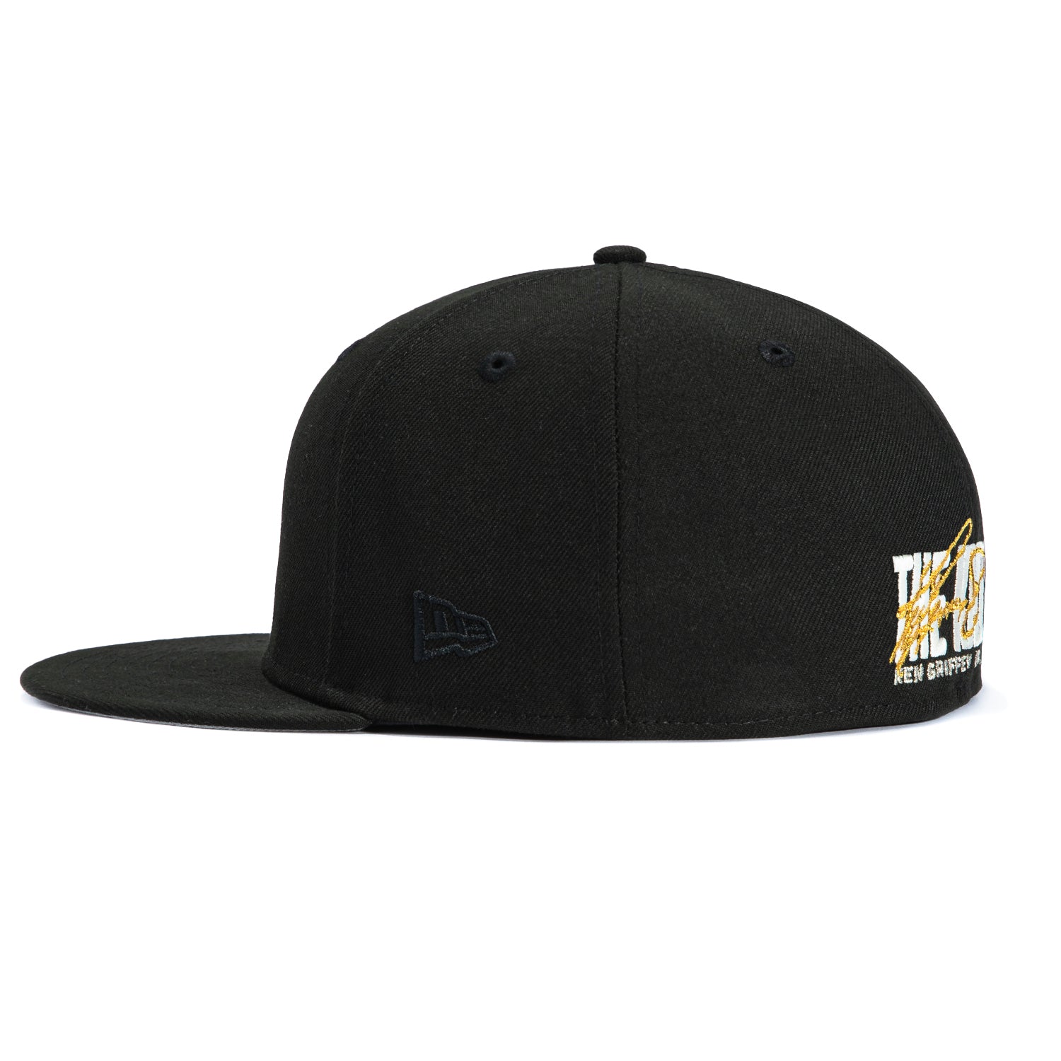 New Era 59Fifty Chicago White Sox Ken Griffey Jr. Milestone Patch Snapback Hat - Black | Official MLB Baseball Cap for Men & Women | Game Day, Sports Fan Gift, Streetwear Fashion