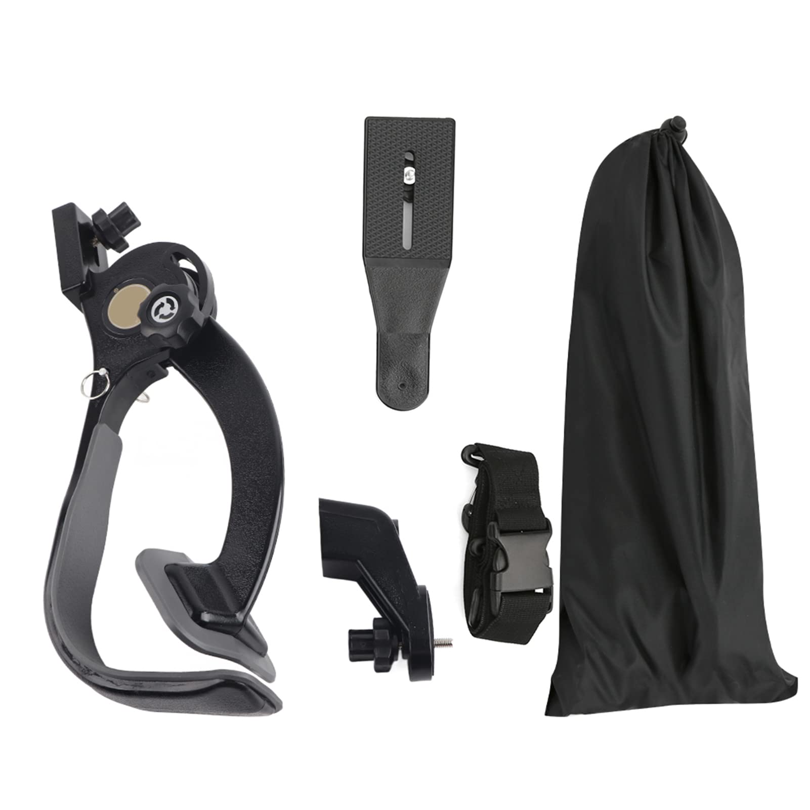 DSLR Shoulder Rig Stabilizer - SR500 Black for Outdoor Photography