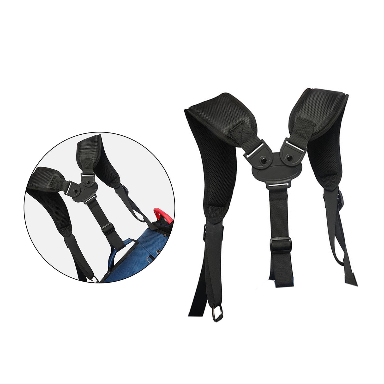 Oshhni Golf Bag Shoulder Strap - Replacement Double Straps for Golf Bags & Backpacks | Portable & Comfortable Golfing Accessories | Perfect for Driving Range & Course Carry