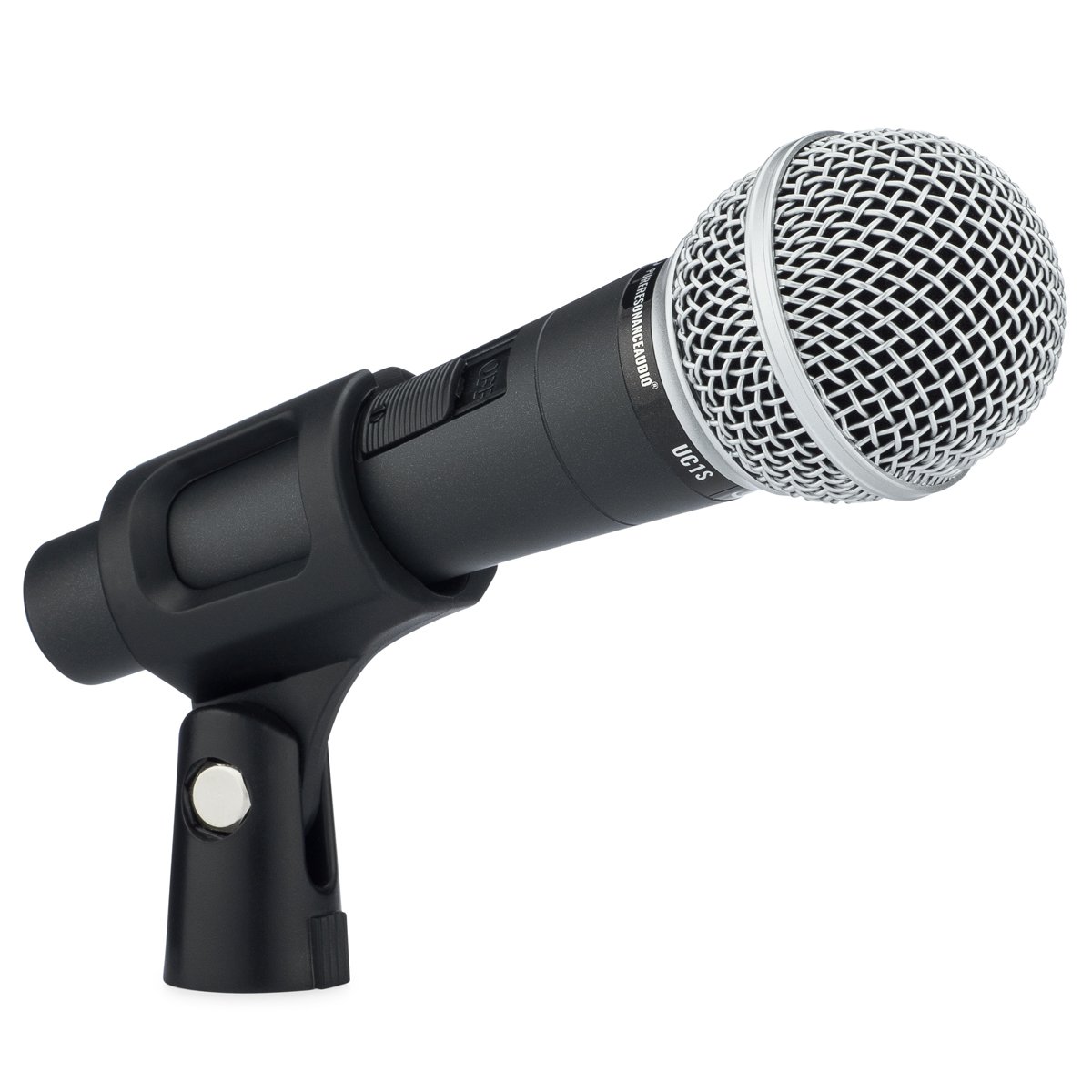 Pure Resonance Audio UC1S Professional Dynamic Vocal Microphone with On/Off Switch - Perfect for Podcasting, Live Streaming & Studio Recording