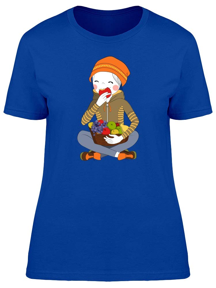Adorable Kids Fruit Print T-Shirt for Girls - Perfect for Playdates, School & Family Outings