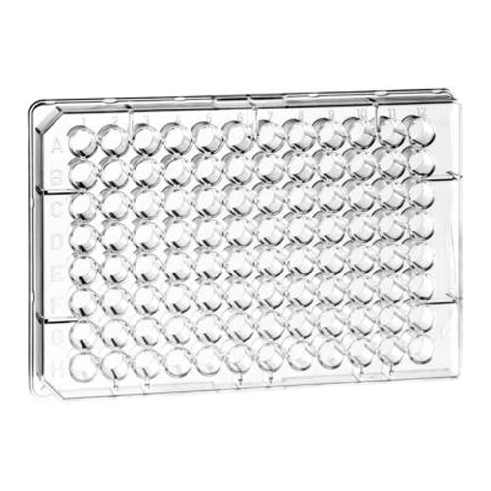 Sterile 96-Well Clear Polystyrene Microplate - Flat Bottom, Pack of 100 | Ideal for ELISA, Cell Culture & Laboratory Research