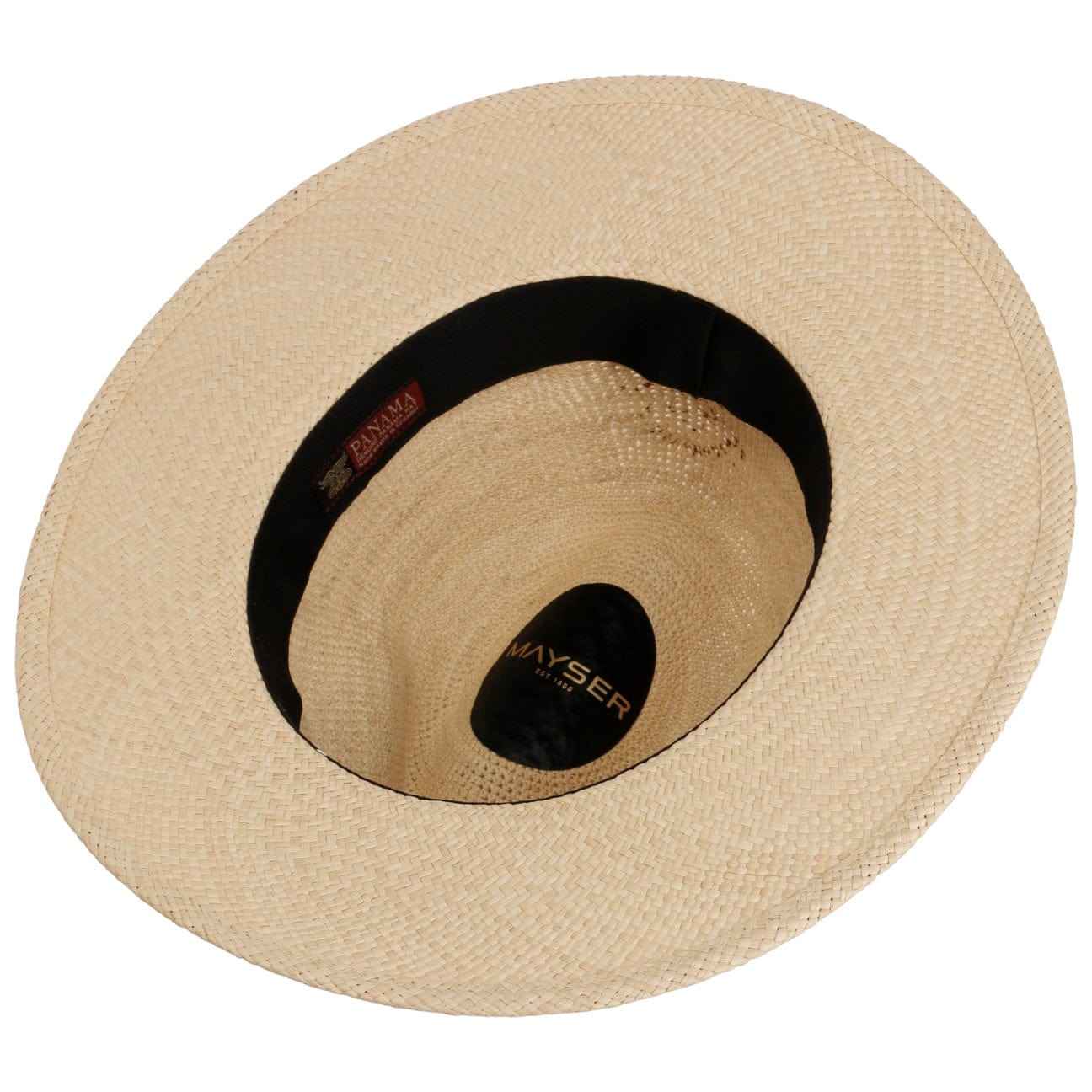 Mayser Ricardo Crochet Panama Hat for Women - Breathable Summer Sun Hat for Beach, Travel & Outdoor Activities