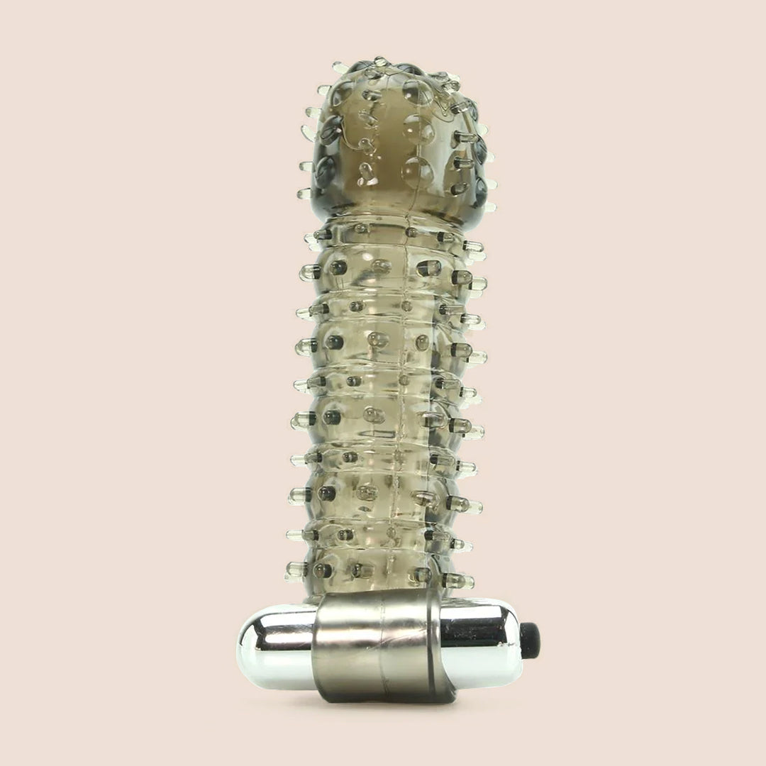 Premium Vibrating Penis Sleeve Kit - Textured Stimulation Sleeve for Enhanced Pleasure | Couples Sex Toy for Intimate Moments & Solo Play | Waterproof & Rechargeable Adult Toy