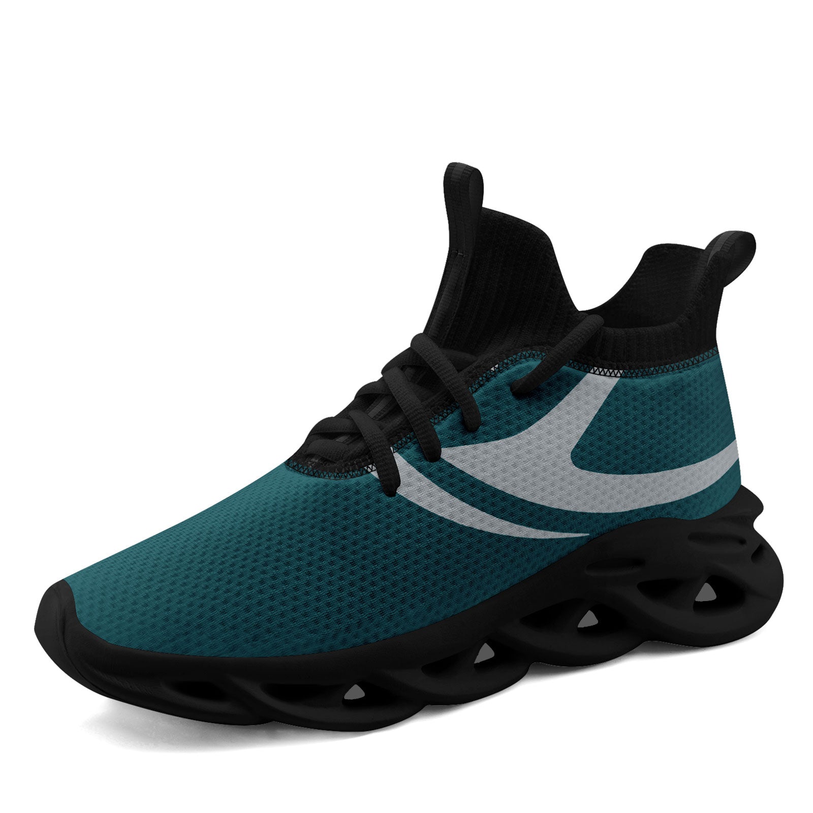 Custom Green Philadelphia Maxsoul Personalized Sneakers - Handmade Canvas Shoes for Men & Women | Perfect for Casual Wear, Street Fashion & Urban Lifestyle (Style: FN030 D025004 21)