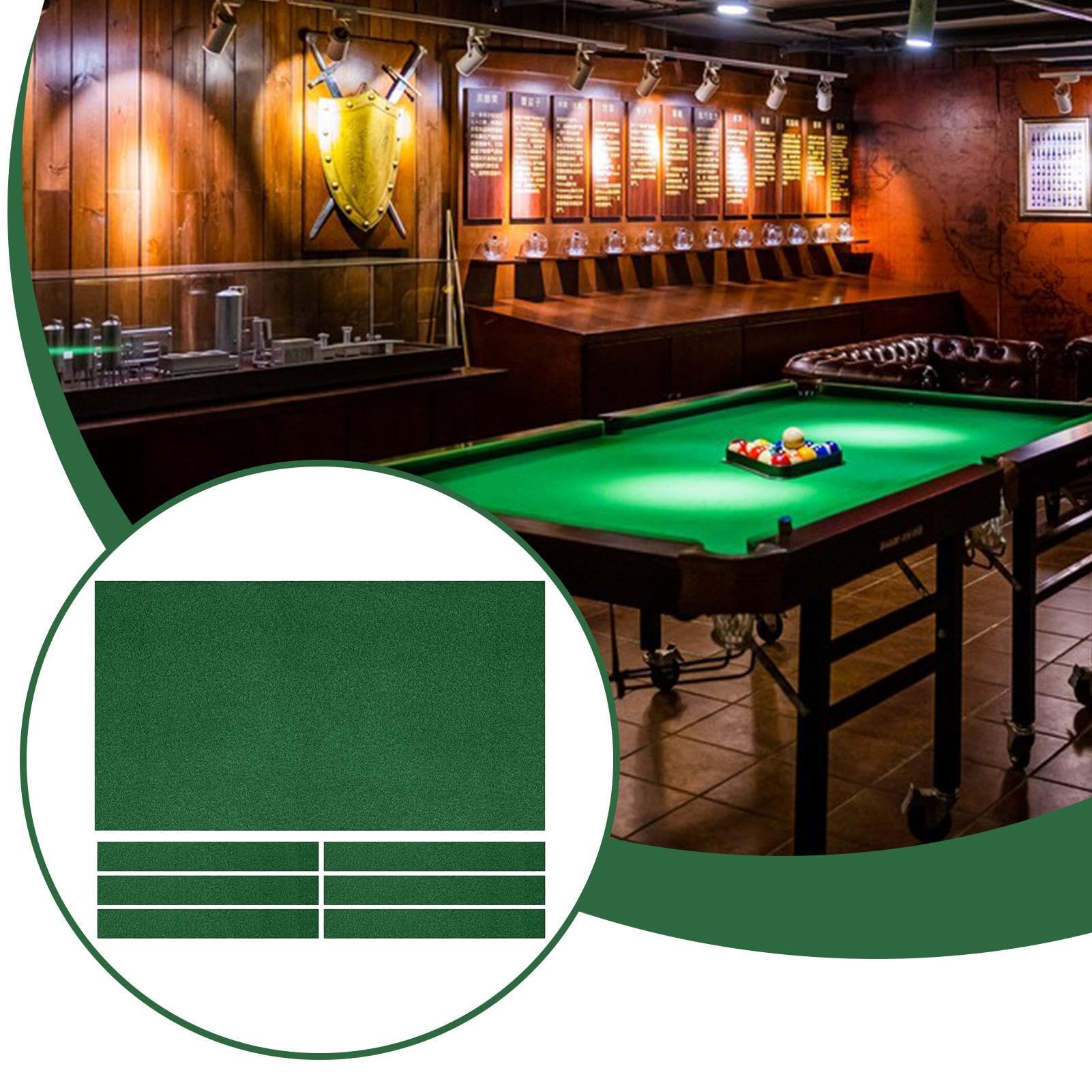 Premium Indoor Pool Table Felt - Professional Billiard Cloth for Home & Game Room - Heavy Duty Pool Table Cover for Smooth Play & Durability - Perfect for Home Entertainment, Bars, and Recreational Centers