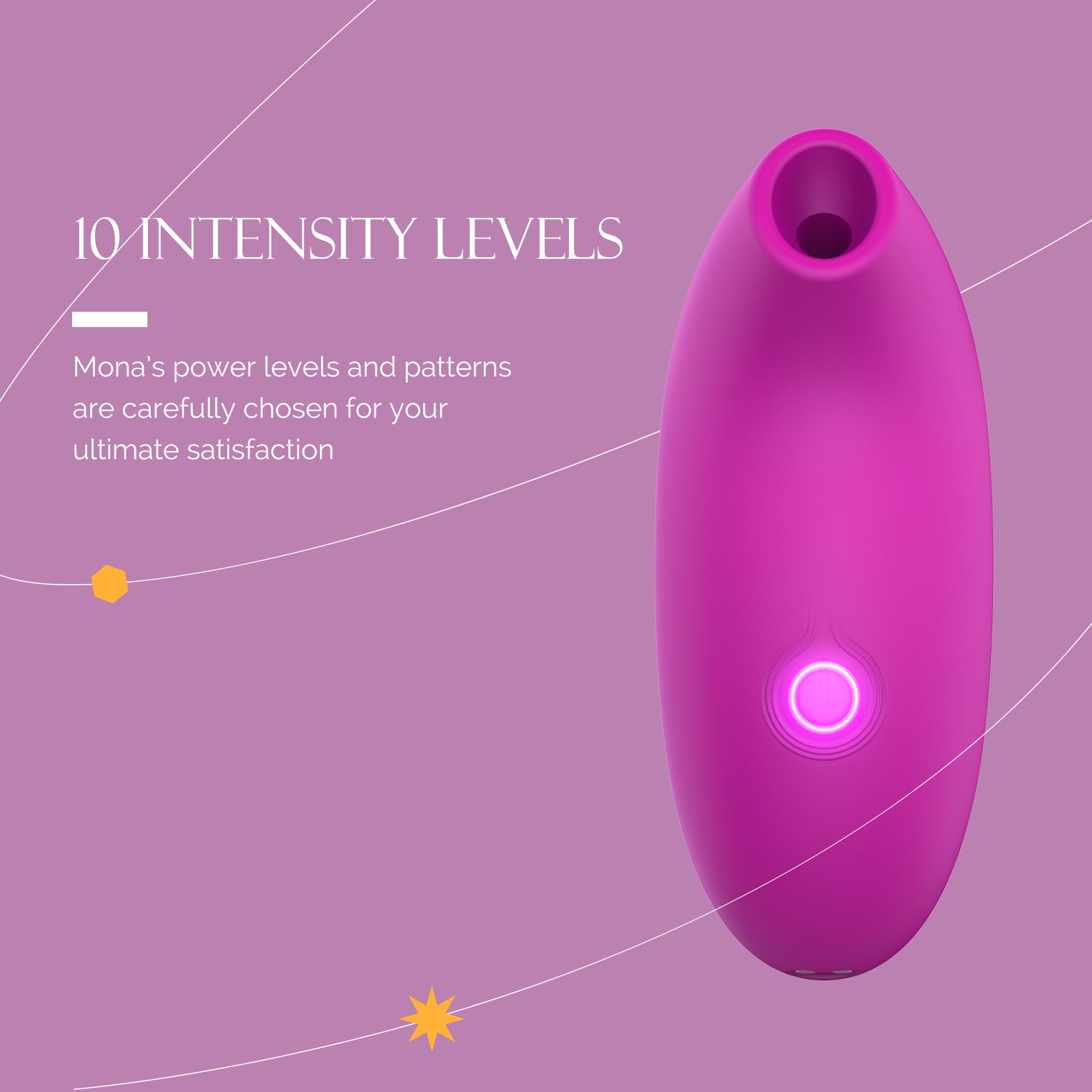 Boditoge Rose Clitoral Vibrator for Women - 10 Powerful Suction & Vibration Modes, Quiet Nipple Stimulator Adult Toy - Perfect for Solo Play & Couples Intimacy