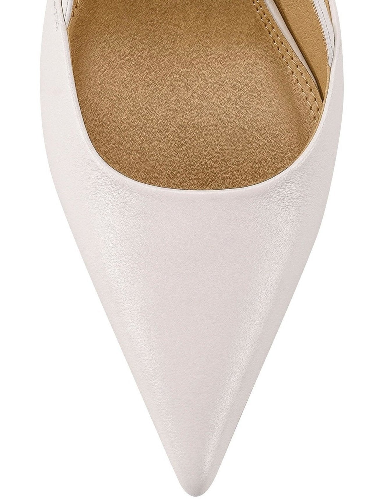 Yasmine Slingback Heels - Women's Comfortable Leather Pumps with Ankle Strap | Perfect for Office, Wedding & Evening Events