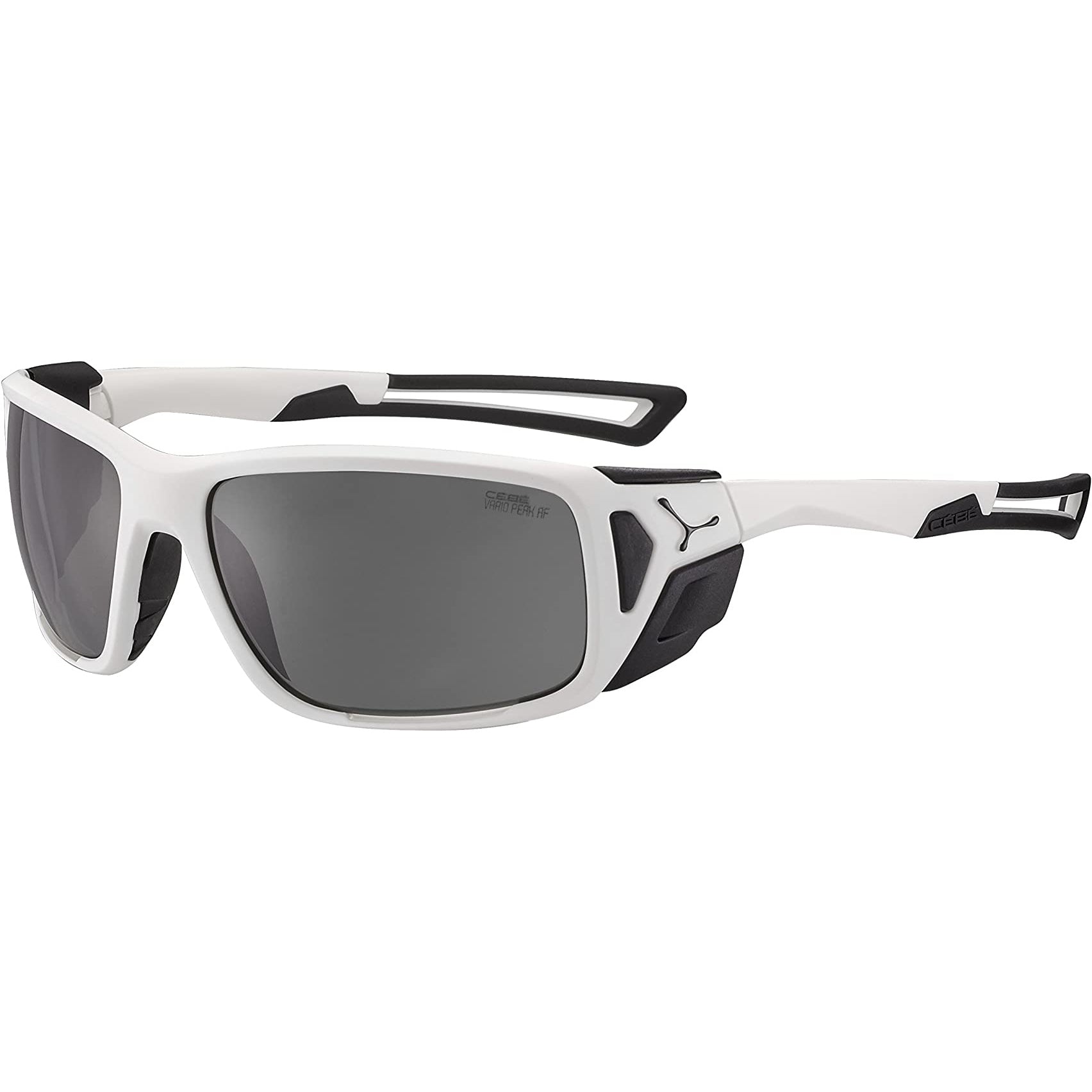 Unisex White Wraparound Sports Cycling Sunglasses with Magnetic Side Shields - UV Protection for Outdoor Running, Biking & Active Lifestyle