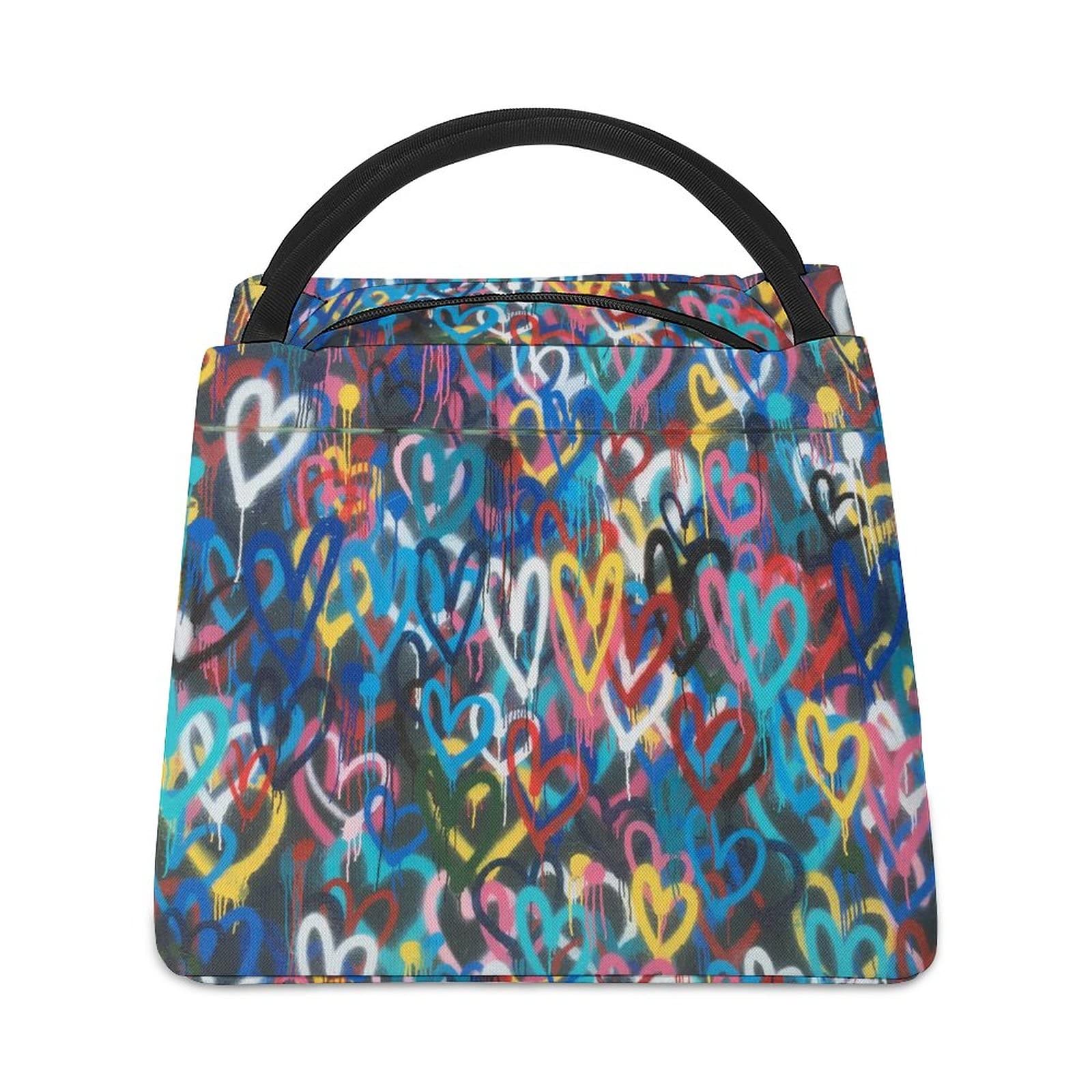 Portable Insulated Lunch Bag for Women - Reusable Camping & Hiking Meal Tote with Aluminum Foil Lining - Perfect for Outdoor Adventures, Work, School & Picnics