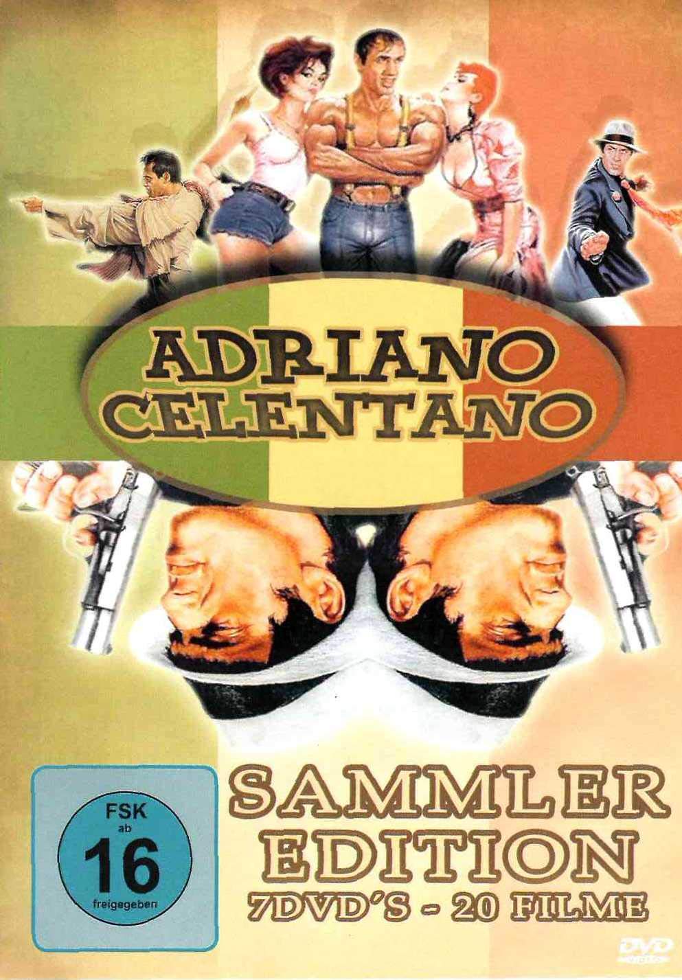 Adriano Celentano DVD Box Set - 20 Most Popular Italian Comedy Movies Collection | Perfect for Film Lovers & Italian Culture Enthusiasts