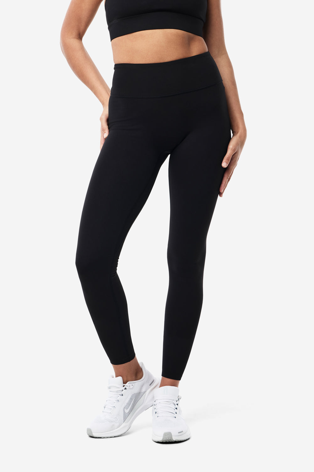 No Chafe Everyday Base Leggings - Black | Comfortable & Breathable for Workouts, Yoga & Daily Wear