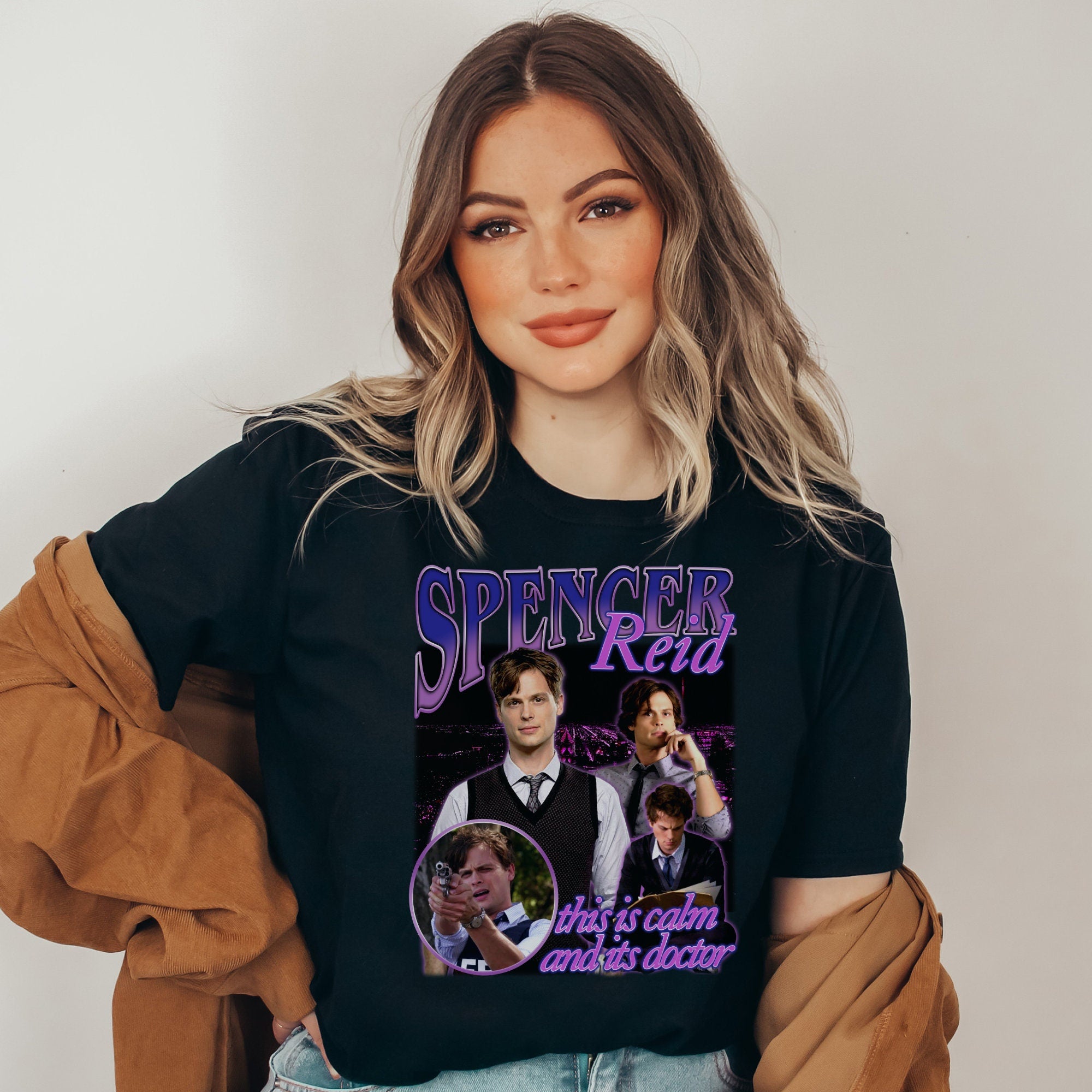 Vintage Spencer Reid 904s T-Shirt - Criminal Minds Fan Merchandise - Matthew Gray Gubler Tee for TV Show Enthusiasts - Perfect for Cosplay, Conventions & Fan Gatherings
