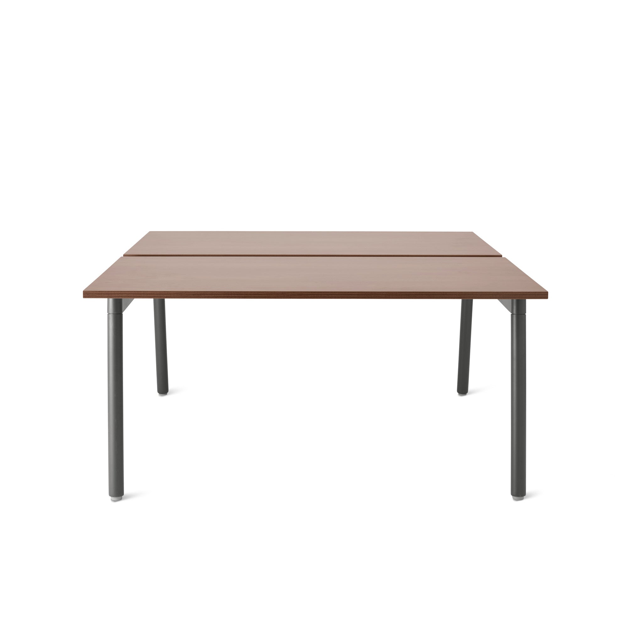 Series A Double Desk for 2 People - Spacious Shared Workstation for Home Office & Study Room - Perfect for Couples, Roommates or Siblings Working Together