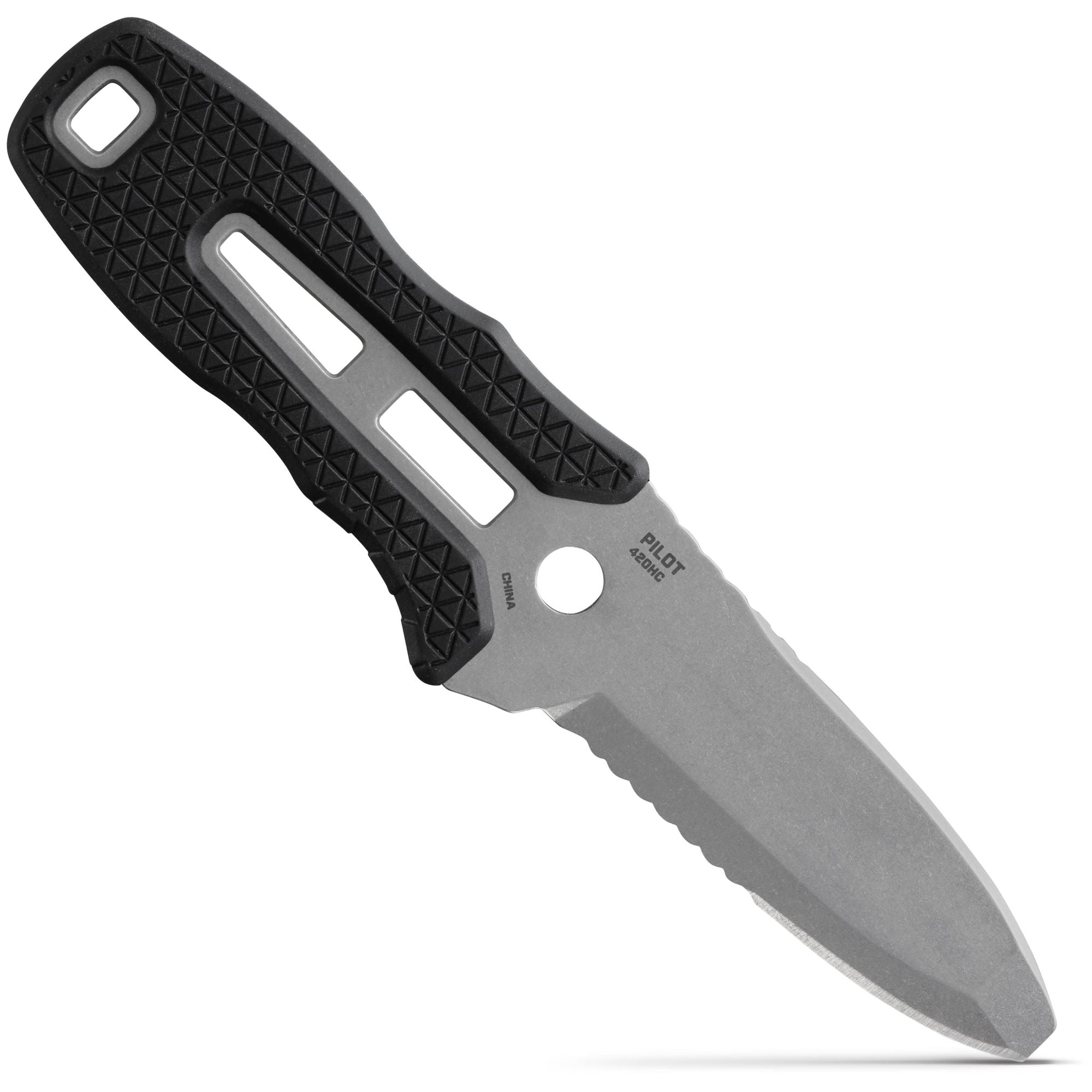 NRS Pilot Knife - Compact Folding Pocket Knife with Stainless Steel Blade for Outdoor, Camping, Hiking & Survival Gear | Perfect for Everyday Carry (EDC), Fishing & Emergency Use