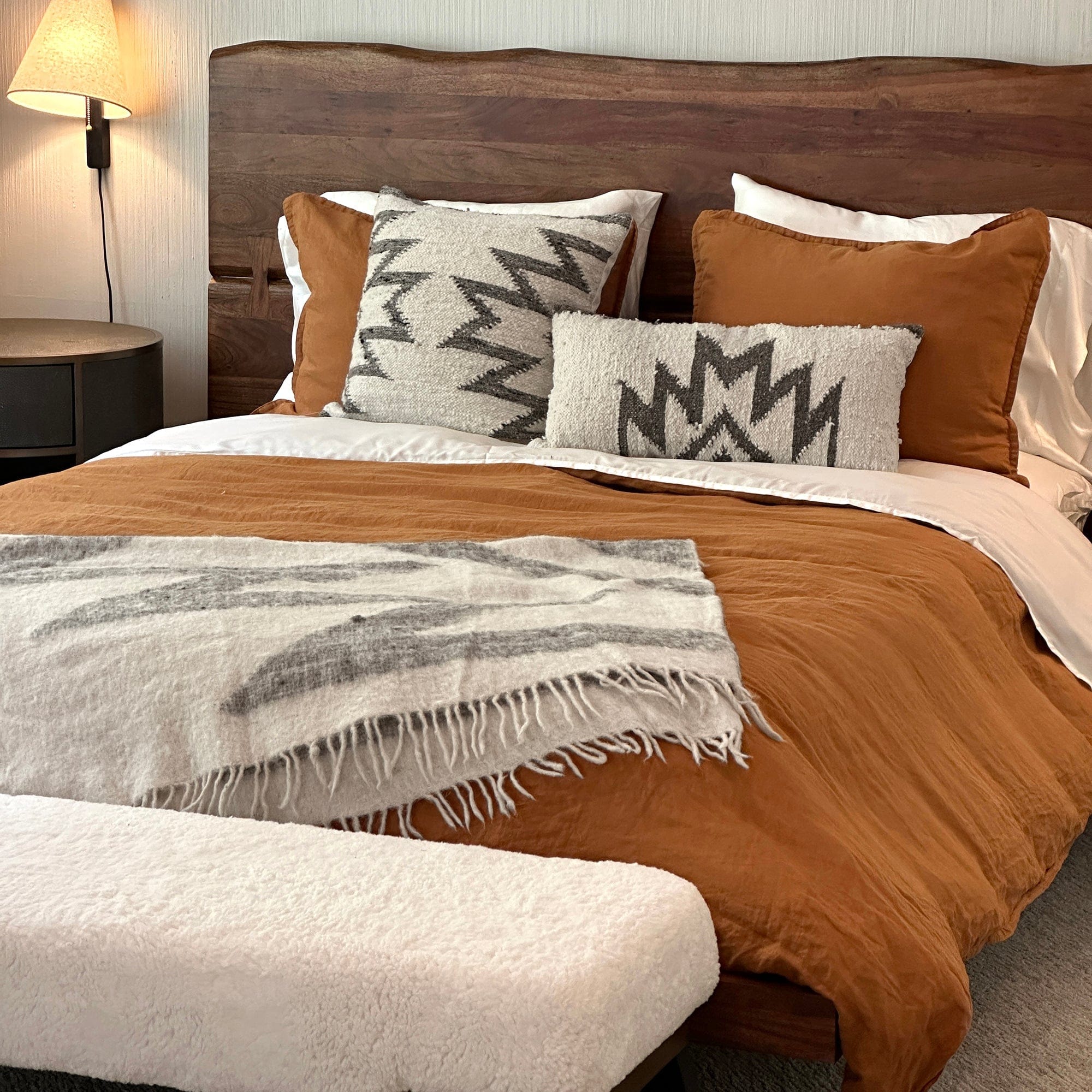 Handwoven Maguey Fiber Square Decorative Pillow - Boho Chic Home Decor for Living Room, Bedroom, or Outdoor Patio