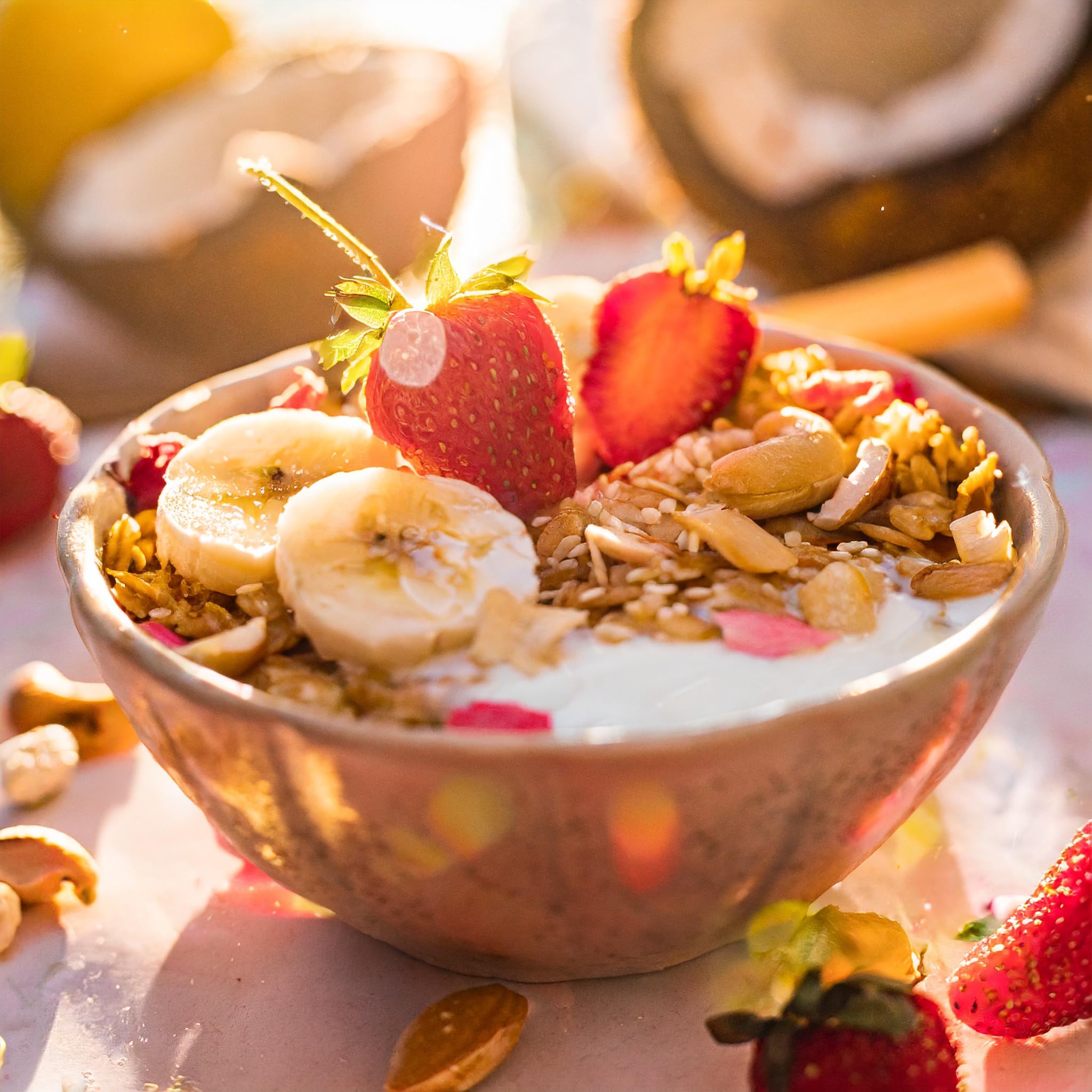Wellbee's Grain Free Granola - Oat Free, Low Carb, Paleo & SCD Approved Snack - 100% Honey Sweetened, Small Batch, Refined Sugar Free (10 oz) - Perfect for Keto Diet, Healthy Breakfast & On-the-Go Snacking