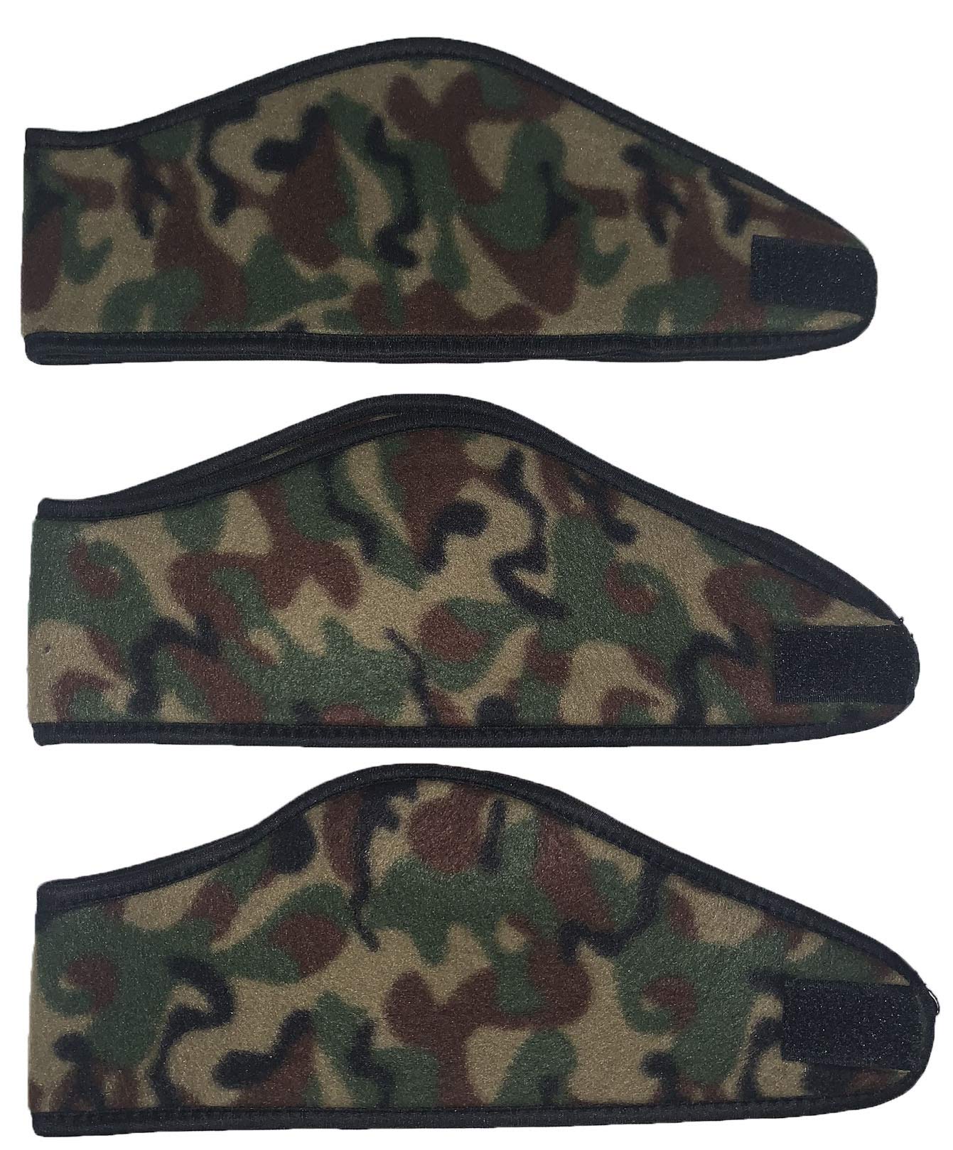 3 Pack Cotton Konnection Polar Fleece Camouflage Ear Muff Headbands - Warm Winter Accessories for Outdoor Sports, Hunting & Skiing