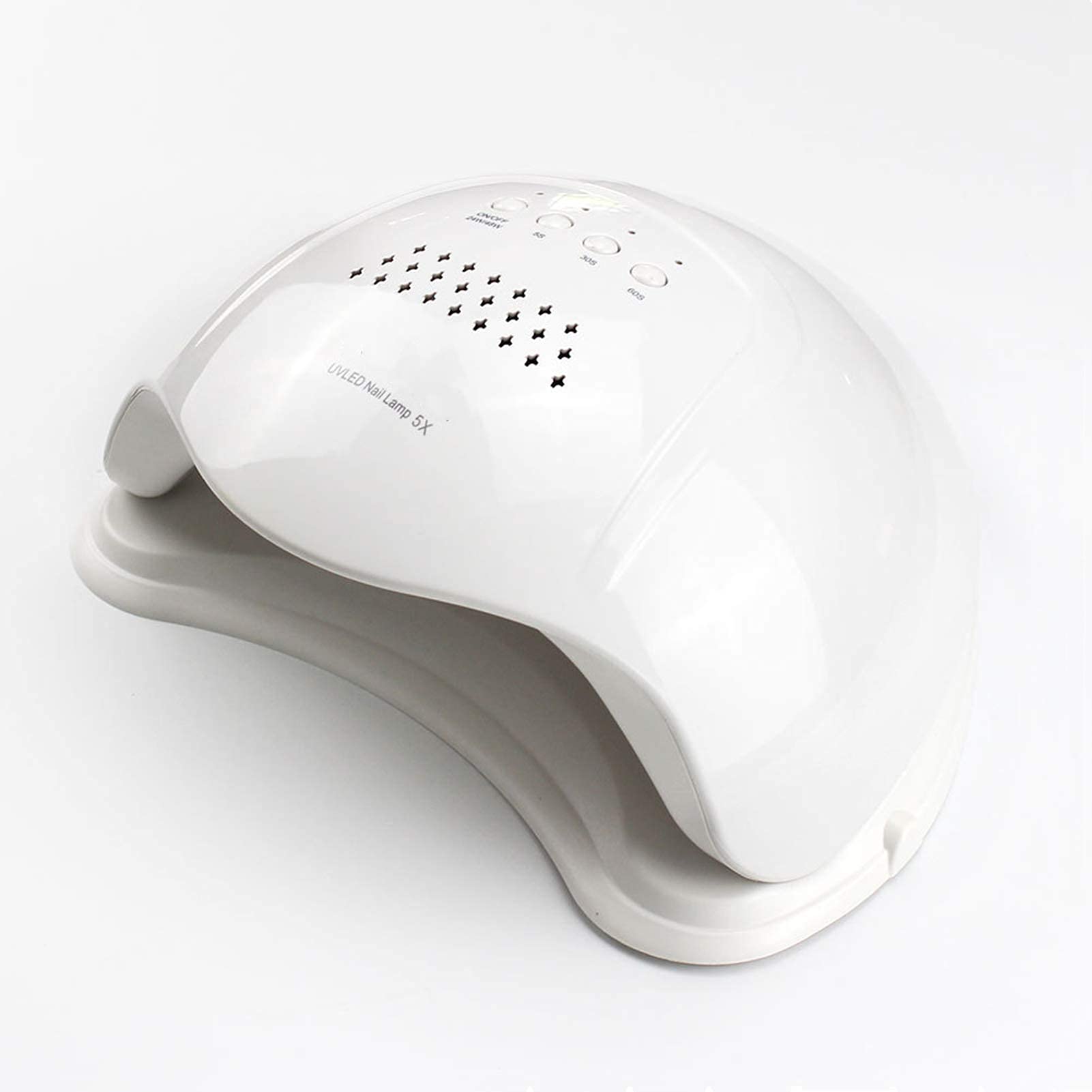 Professional 24W/48W UV LED Nail Lamp for Gel Polish - 3 Dual Light Source LEDs, 3 Timer Settings, Auto Sensor - Manicure & Pedicure Dryer (White) - Perfect for Salon, Home Nail Care & DIY Nail Art