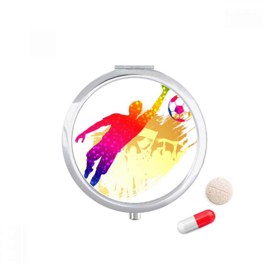 Goalkeeper Pill Case - Soccer Travel Medicine Box for Players & Fans