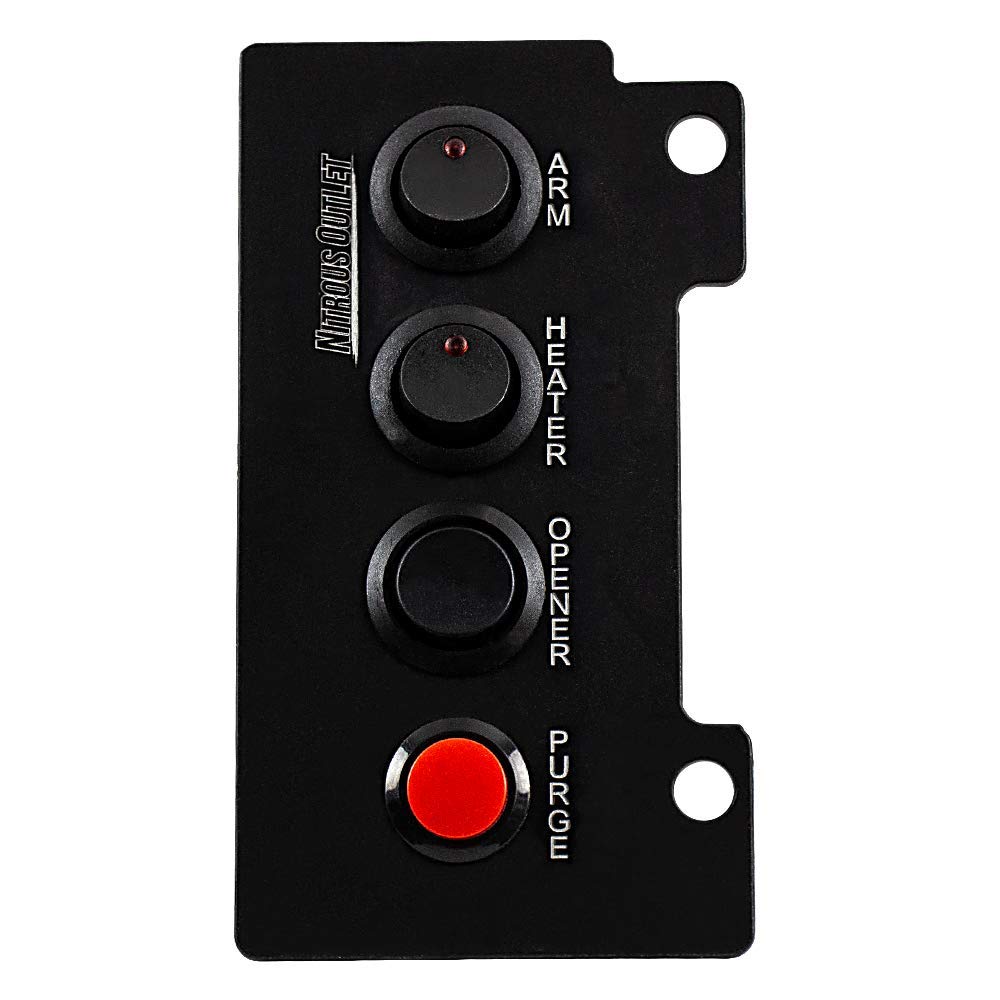 Nitrous Outlet Left Side Storage Compartment Switch Panel for 1999-2006 GM Trucks - Perfect for Organizing Accessories & Adding Custom Controls