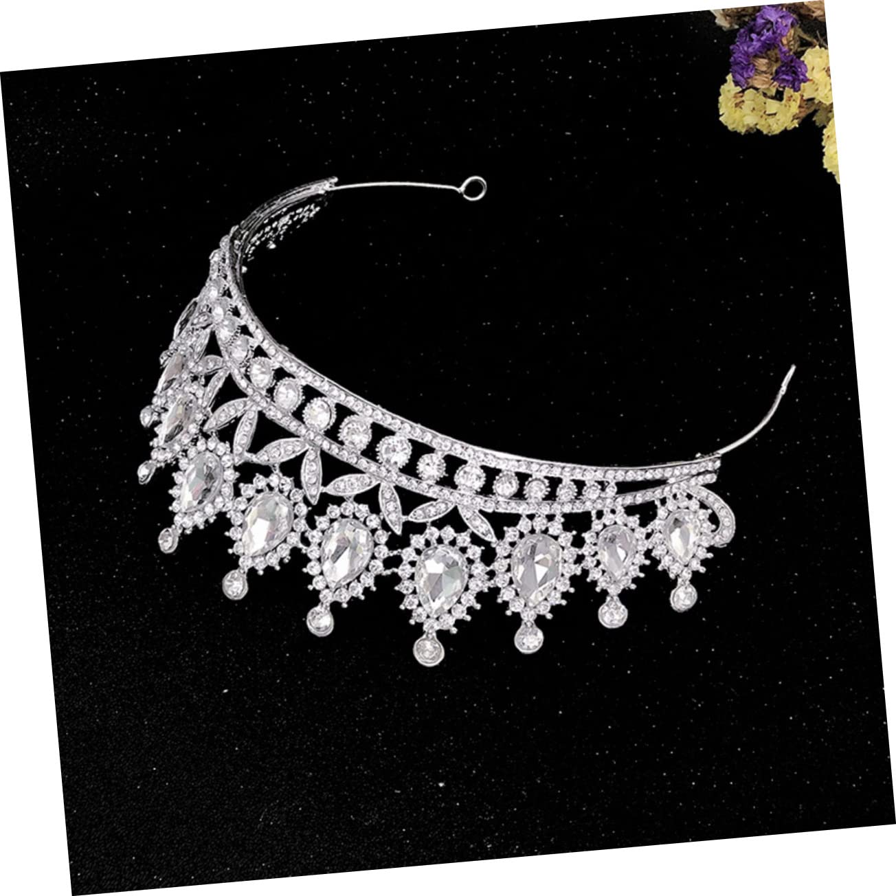 Elegant Wedding Bridal Tiara Headpiece - Minkissy Crystal Rhinestone Hair Accessories for Bride, Bridesmaid, Prom & Special Occasions