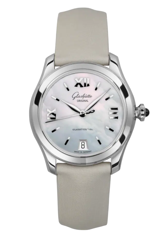 Glashutte Original Serenade Stainless Steel Women's Watch - Elegant Luxury Timepiece for Business, Evening Events & Special Occasions