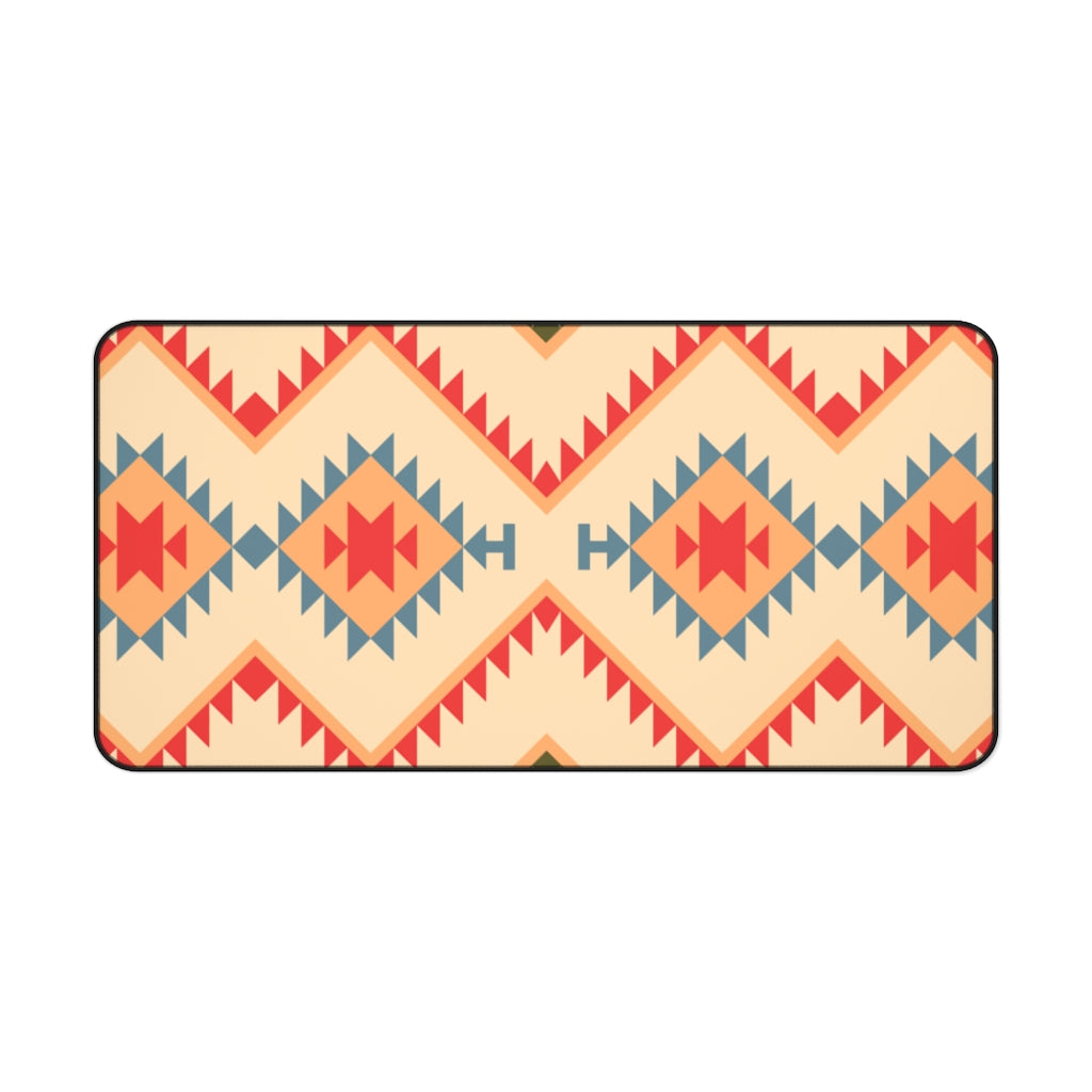 Boho Southwestern Canyon Slate Desk Mat - Extra Large Mouse Pad & Desk Accessory (3 Sizes) for Home Office, Gaming & Workspace Protection