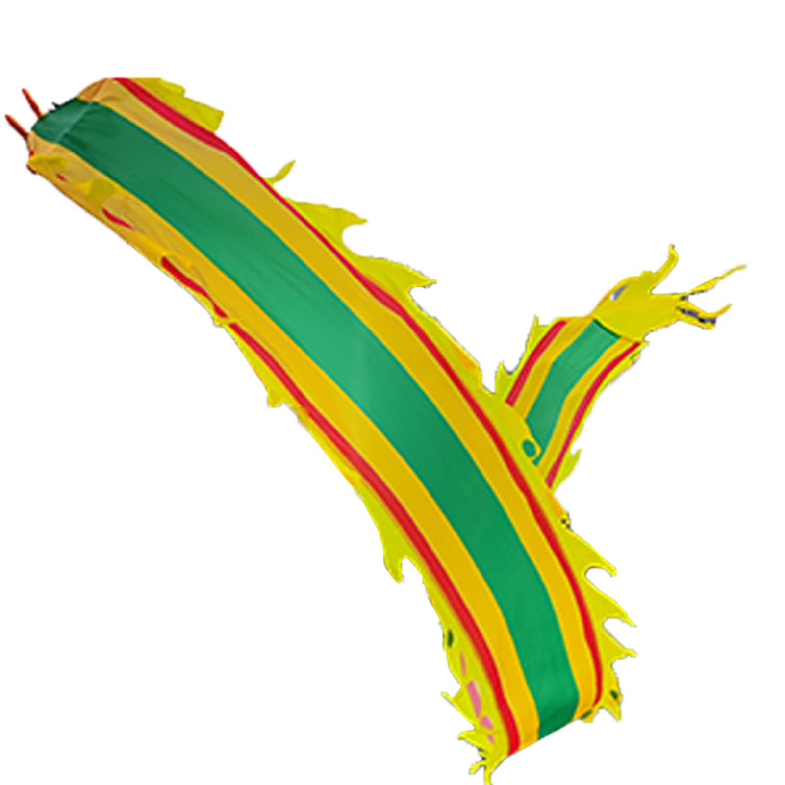 Traditional Chinese Dragon Dance Ribbon - Extra Long Fitness Streamer for Adults | Perfect for Beach, Lawn, Yard Practice & Talent Shows | Vibrant Performance Ribbon (Style1)