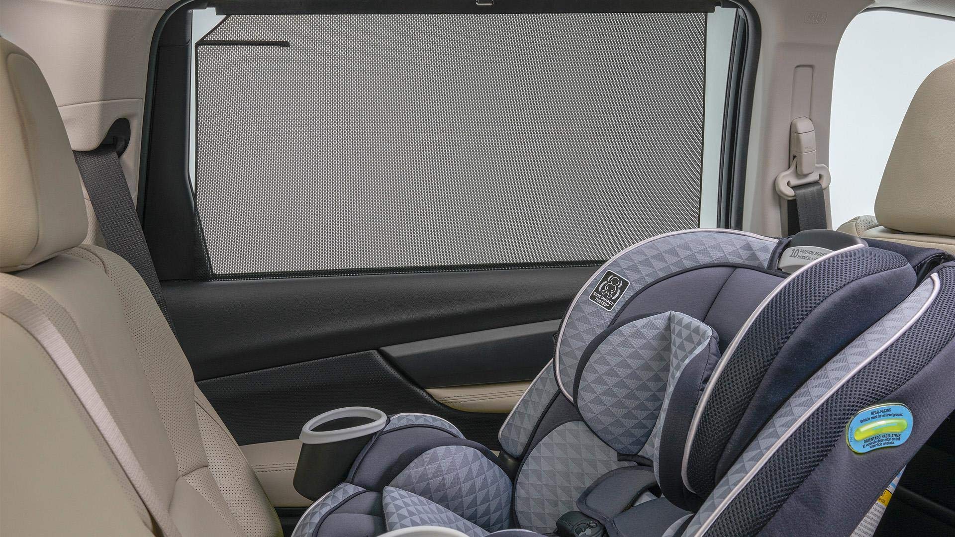 Genuine Subaru Ascent 2019-2025 2nd Row Left Side Window Sunshade 94151XC11AVH - UV Protection & Heat Blocking for Family Road Trips & Summer Driving