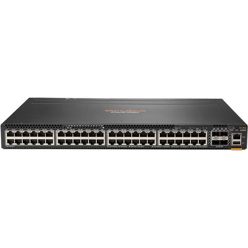 Aruba 6300M 48-Port 1GbE + 4-Port SFP56 Managed Layer 3 Switch | Modular Design with 4 SFP Slots | 1U Rack Mountable | Ideal for Data Centers & Enterprise Networks