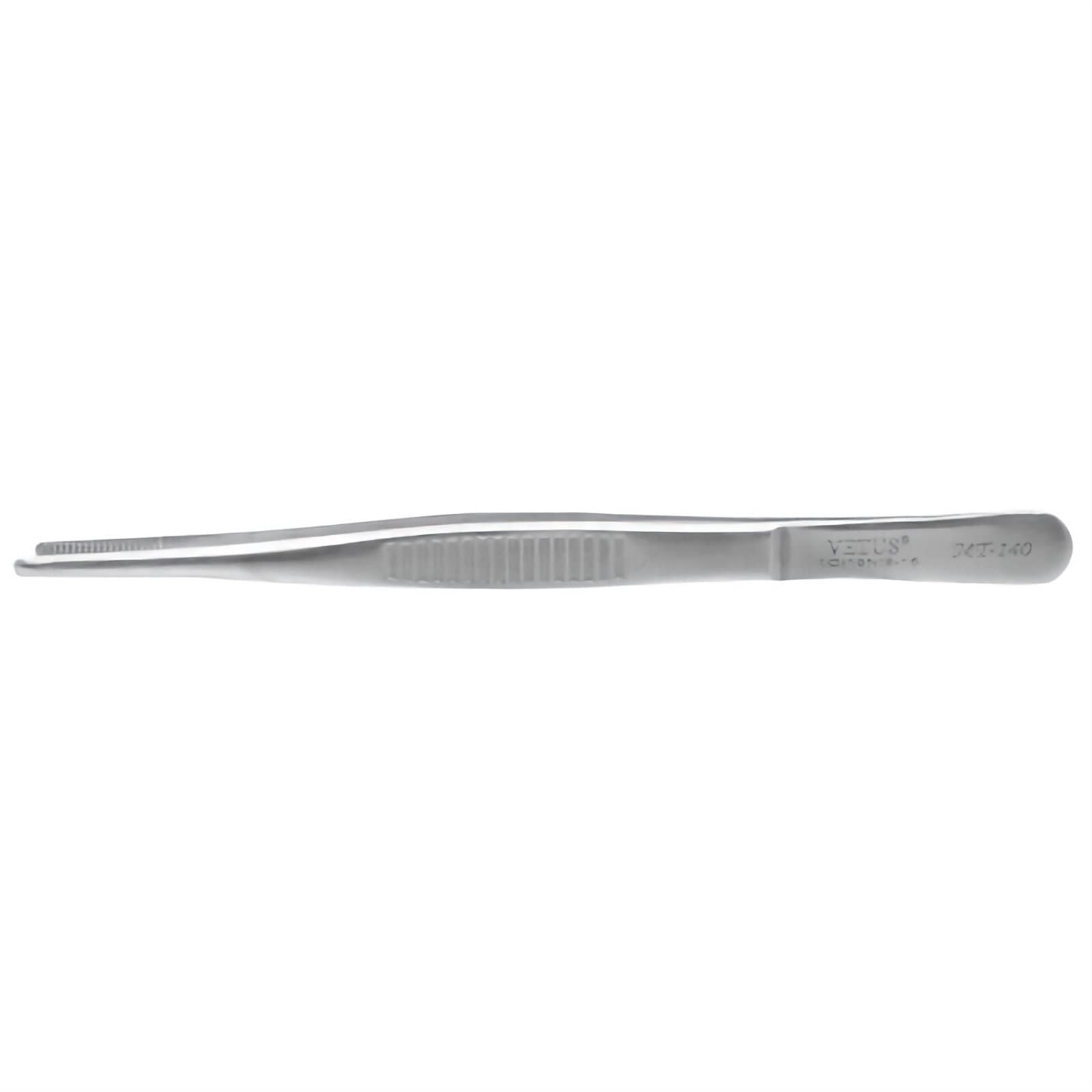Premium 304 Stainless Steel Anti-Slip Round Tooth Tweezers - Thickened & Hardened Non-Magnetic Lab Tweezers for Electronics Repair, Jewelry Making, and Precision Crafting