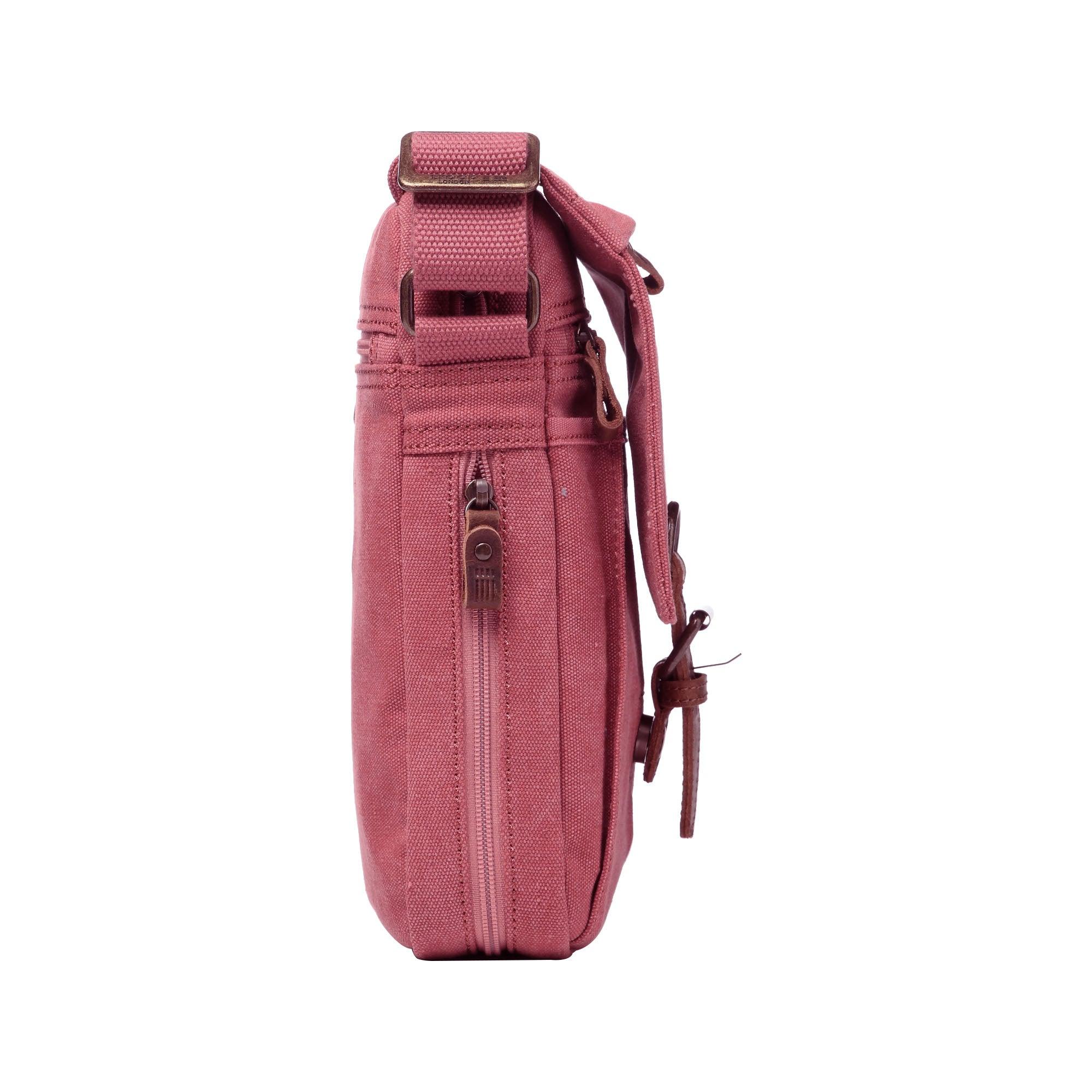TRP0211 Troop London Classic Canvas Crossbody Bag - Stylish & Durable for Travel, Work & Everyday Use