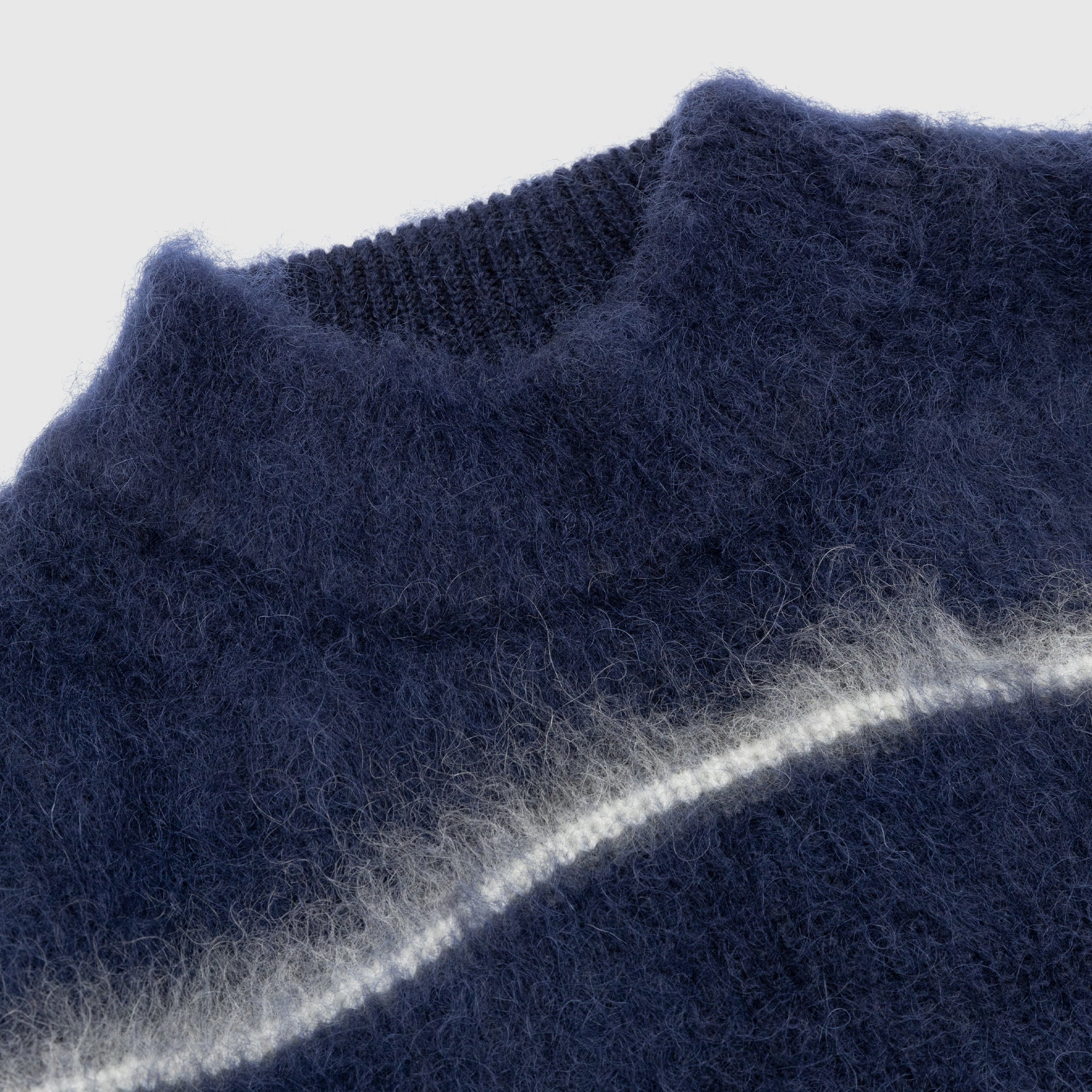Striped Mohair Sweater for Women - Soft & Warm Knit Pullover - Perfect for Fall & Winter Fashion, Office Wear & Casual Outfits