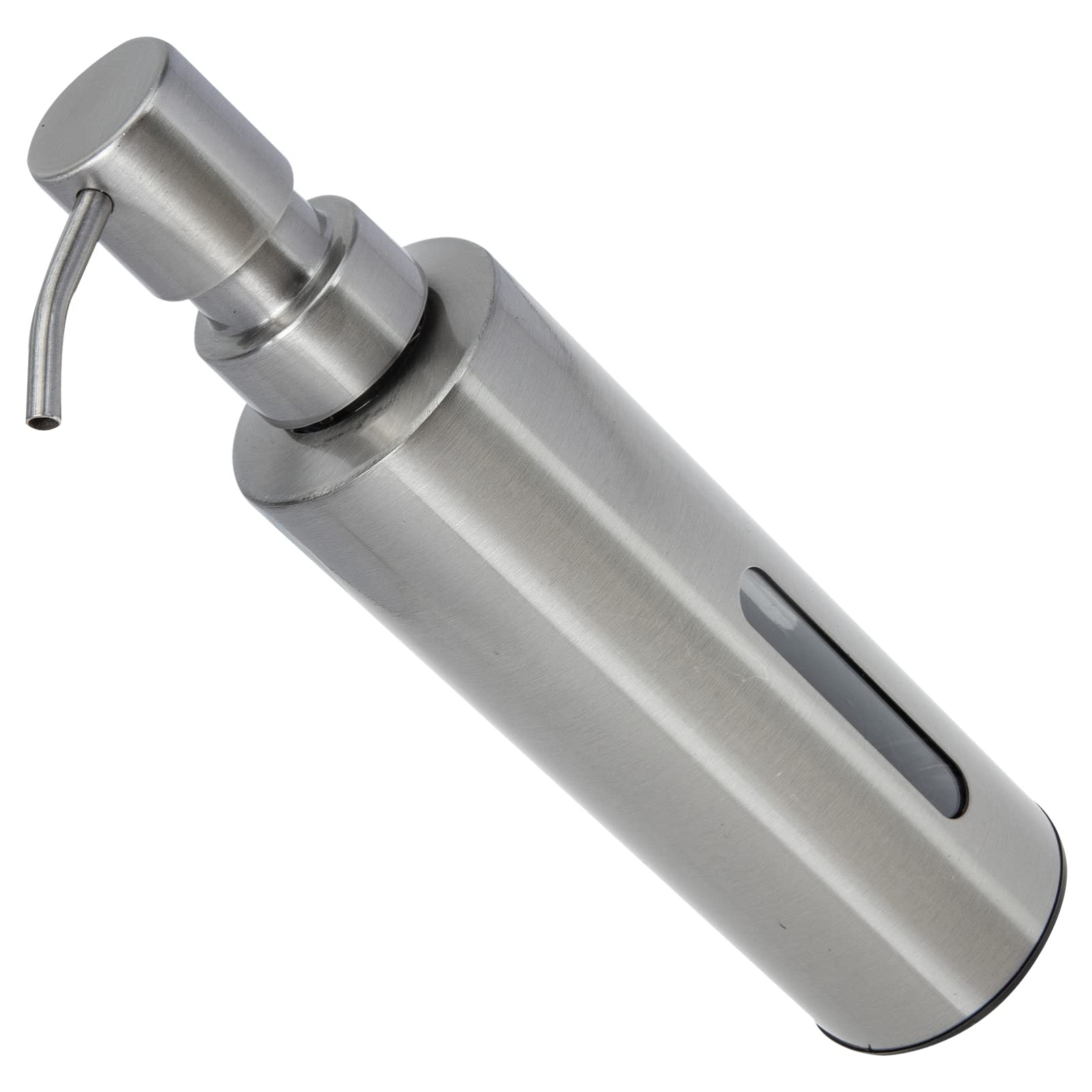 Cabilock Automatic Soap Dispenser - High Pressure Stainless Steel Kitchen & Bathroom Soap Dispenser for Dish Washing, Travel & Home Use - Black (Refillable, Touch-Free Design)