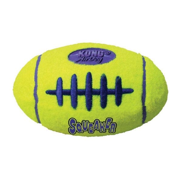 KONG Airdog Squeaker Football Dog Toy - Durable Chew Toy for Medium & Large Dogs - Perfect for Fetch, Training & Outdoor Play