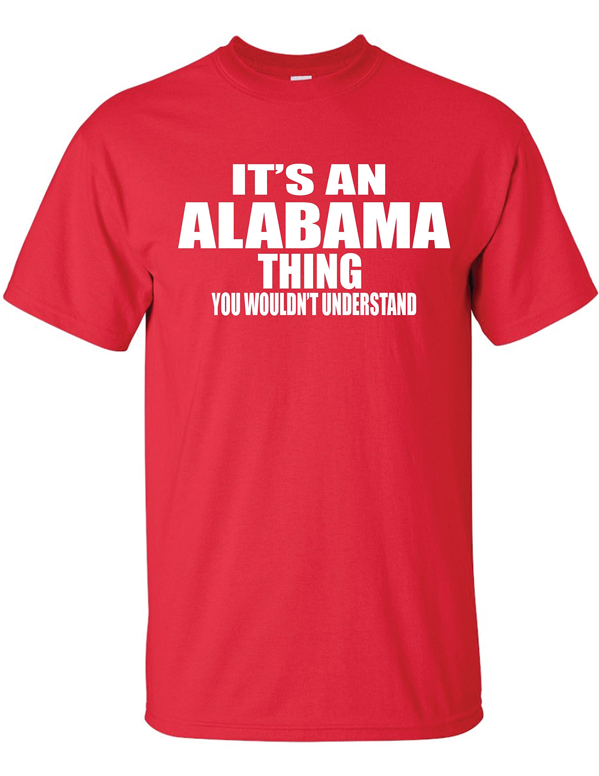 Alabama Red T-Shirt for Men & Women - Soft Cotton Graphic Tee for Casual Wear, Sports & Outdoors