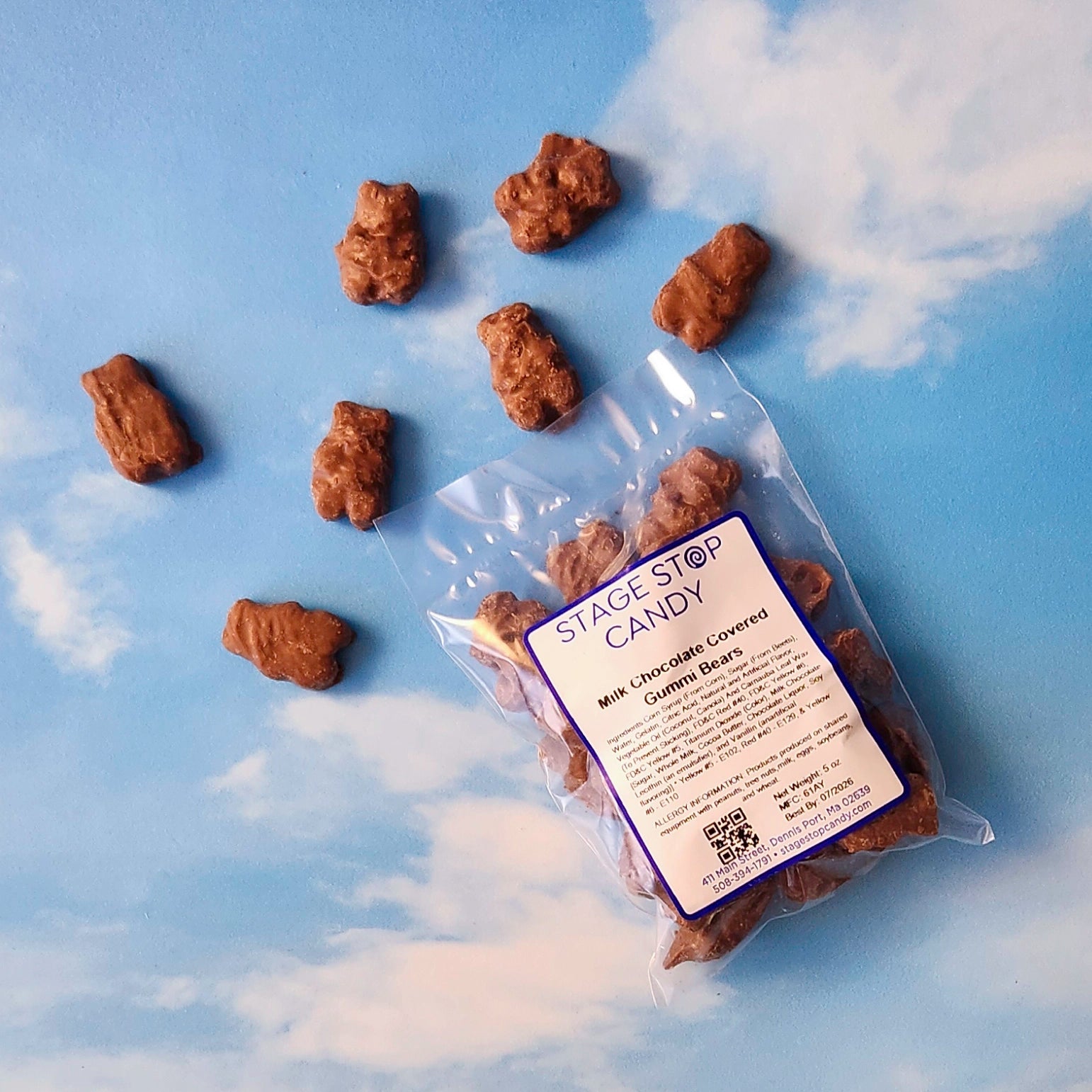Delicious Chocolate Covered Gummi Bears - Sweet & Chewy Candy Treat for Parties, Gifts & Movie Nights