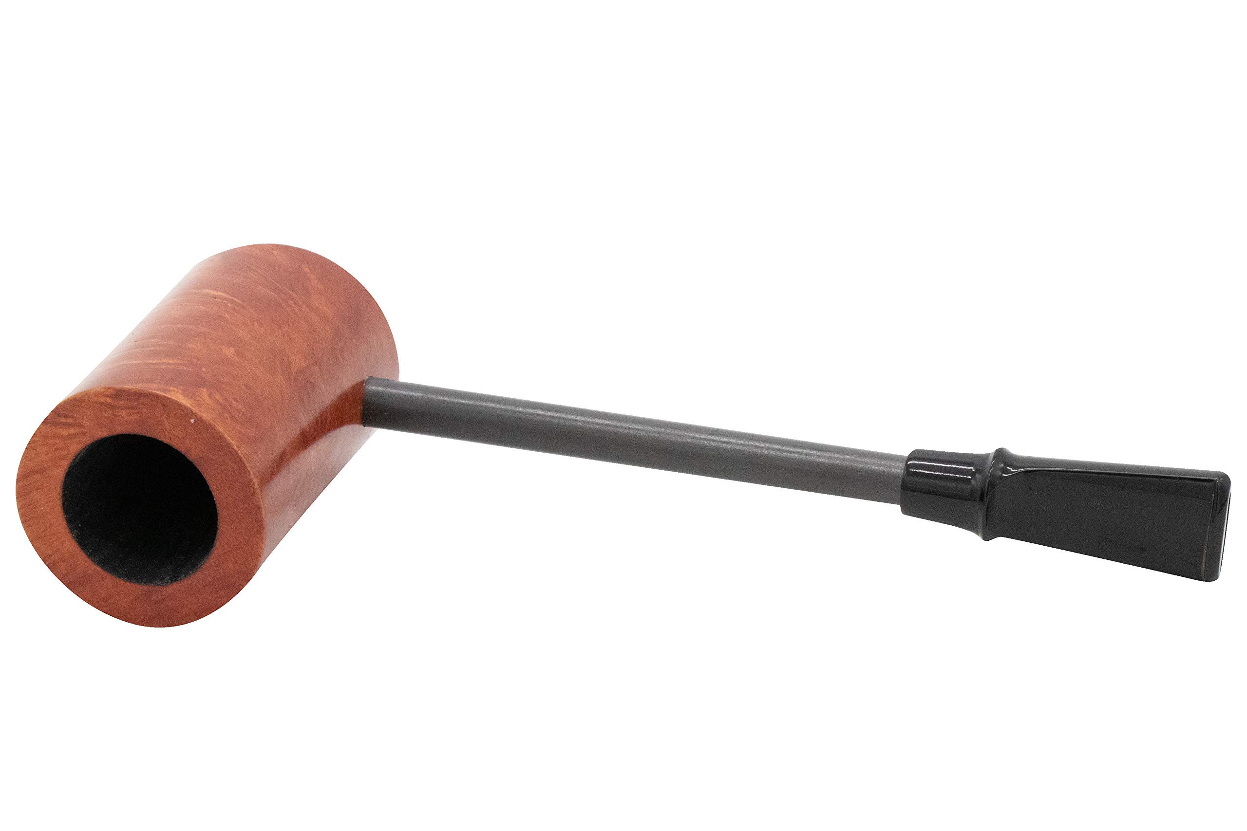 Eltang Basic Brown Smooth Tobacco Pipe - Handcrafted Wooden Smoking Pipe for Men & Women - Perfect for Relaxation, Gifts & Collectors
