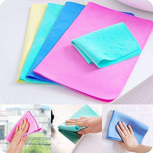 MAXADIL Ultra Thin Magic Drying Towel - Super Absorbent Reusable Kitchen Cloth for Dishes, Glass Windows, Countertops | Quick Dry Multipurpose Cleaning Rag for Home & Office Use
